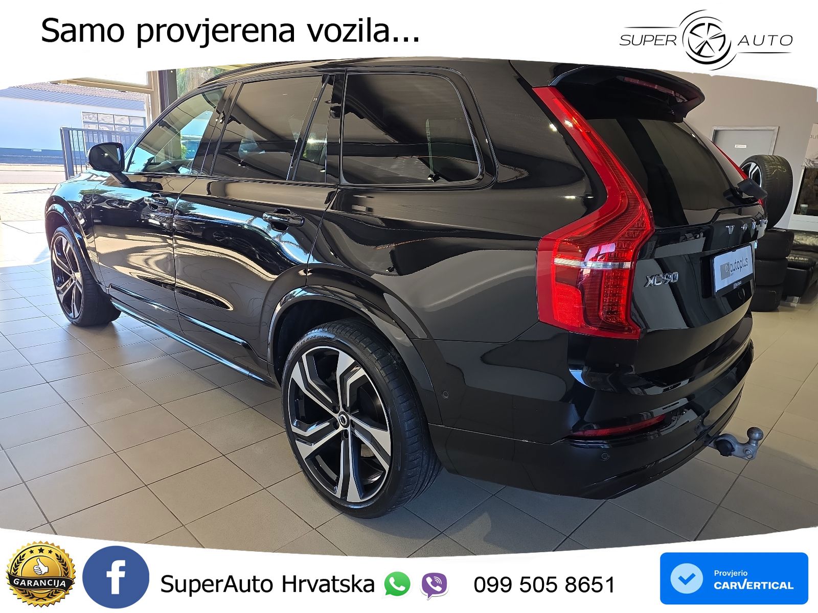 Volvo XC90 2.0 B5 Diesel AWD Automatic ACC+HEAD+4xGR SJED+360+PANO