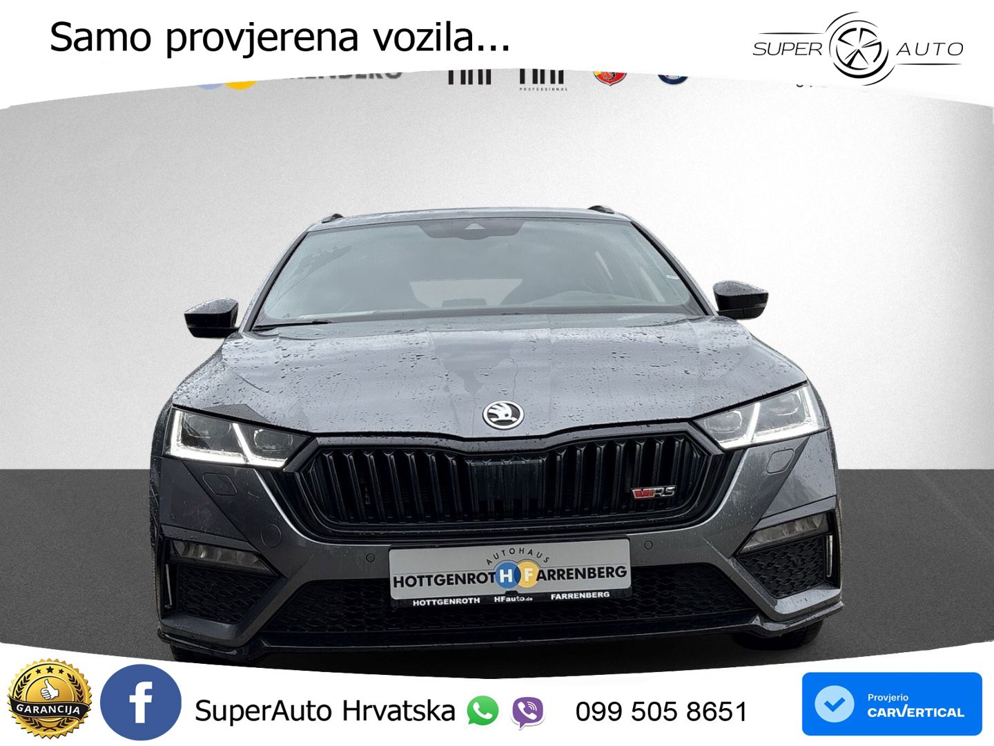Škoda Octavia Combi RS 2.0 TDI (200 KS) 4x4 DSG LED+GR SJED+ACC