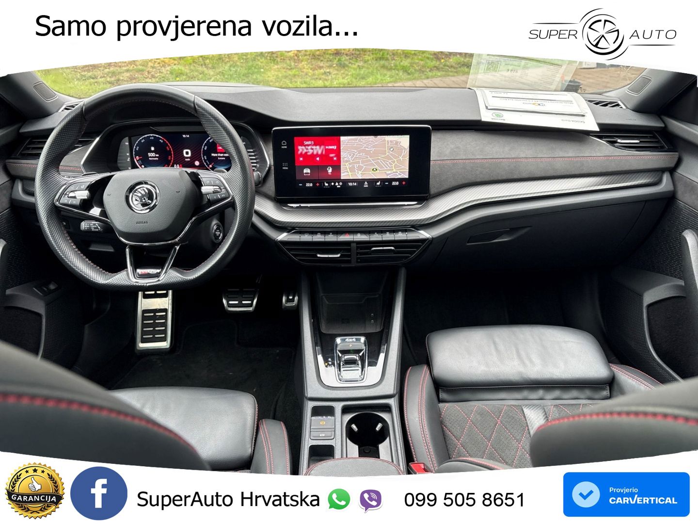 Škoda Octavia Combi RS 2.0 TDI (200 KS) 4x4 DSG LED+GR SJED+ACC