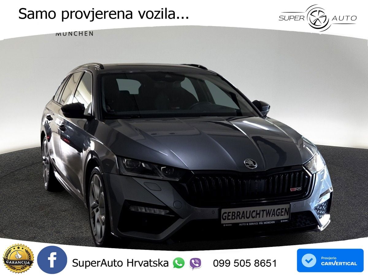 Škoda Octavia Combi RS 2.0 TSI (245 KS) DSG LED+GR SJED+ACC