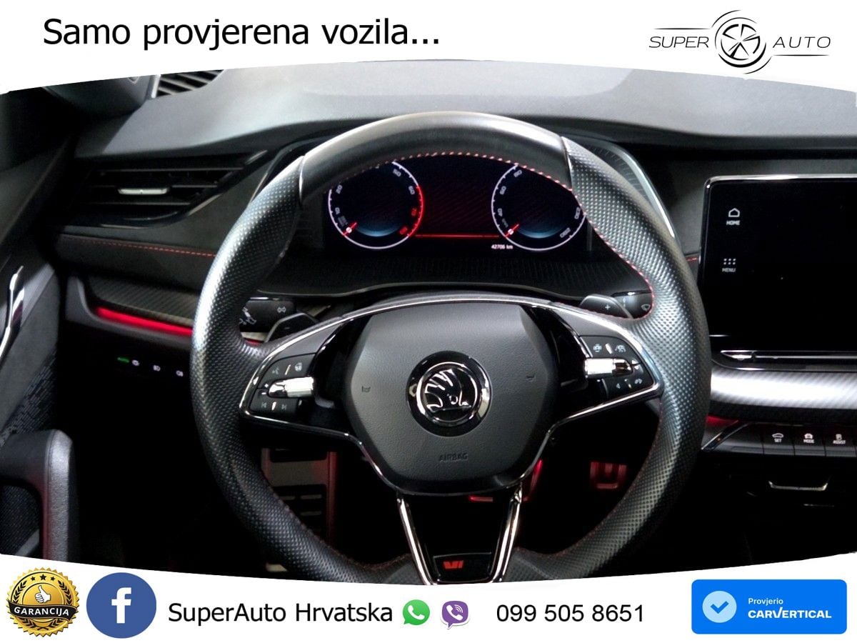 Škoda Octavia Combi RS 2.0 TSI (245 KS) DSG LED+GR SJED+ACC