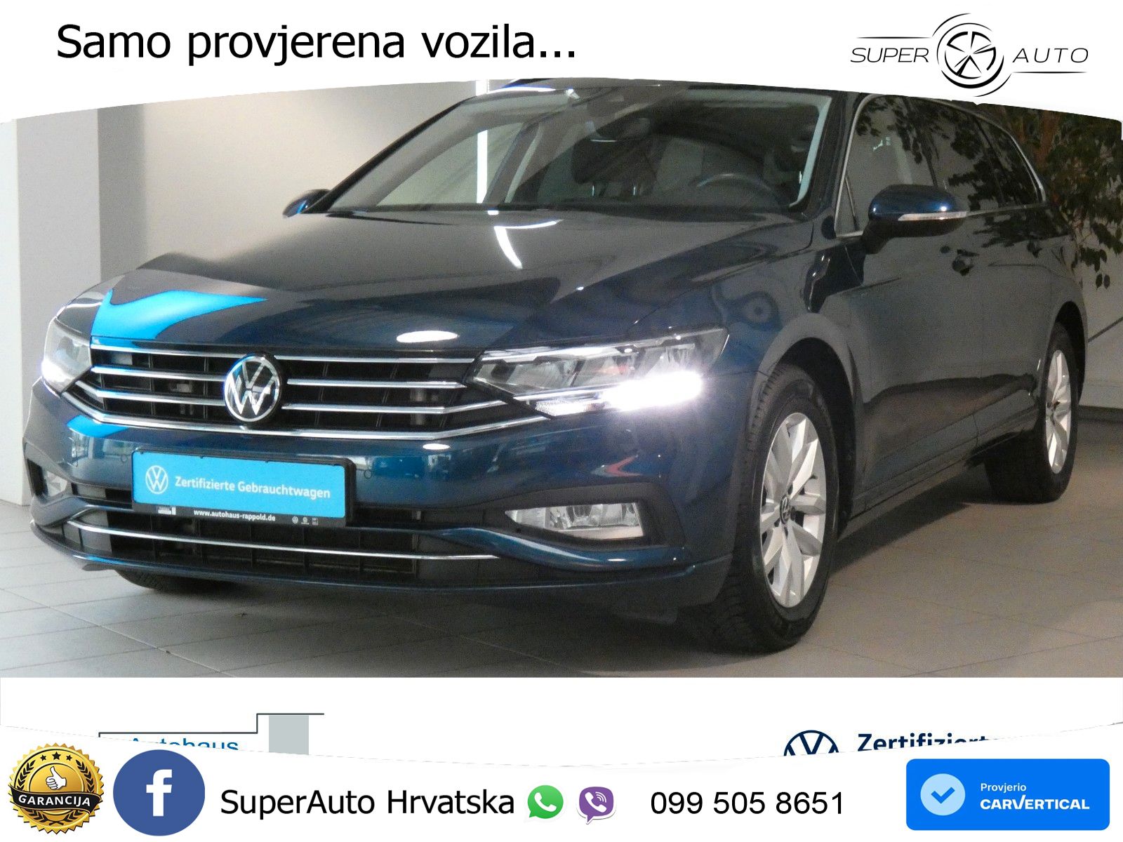Volkswagen Passat Variant 1.5 TSI (150 KS) DSG ACT Business LED+GR SJED+ACC