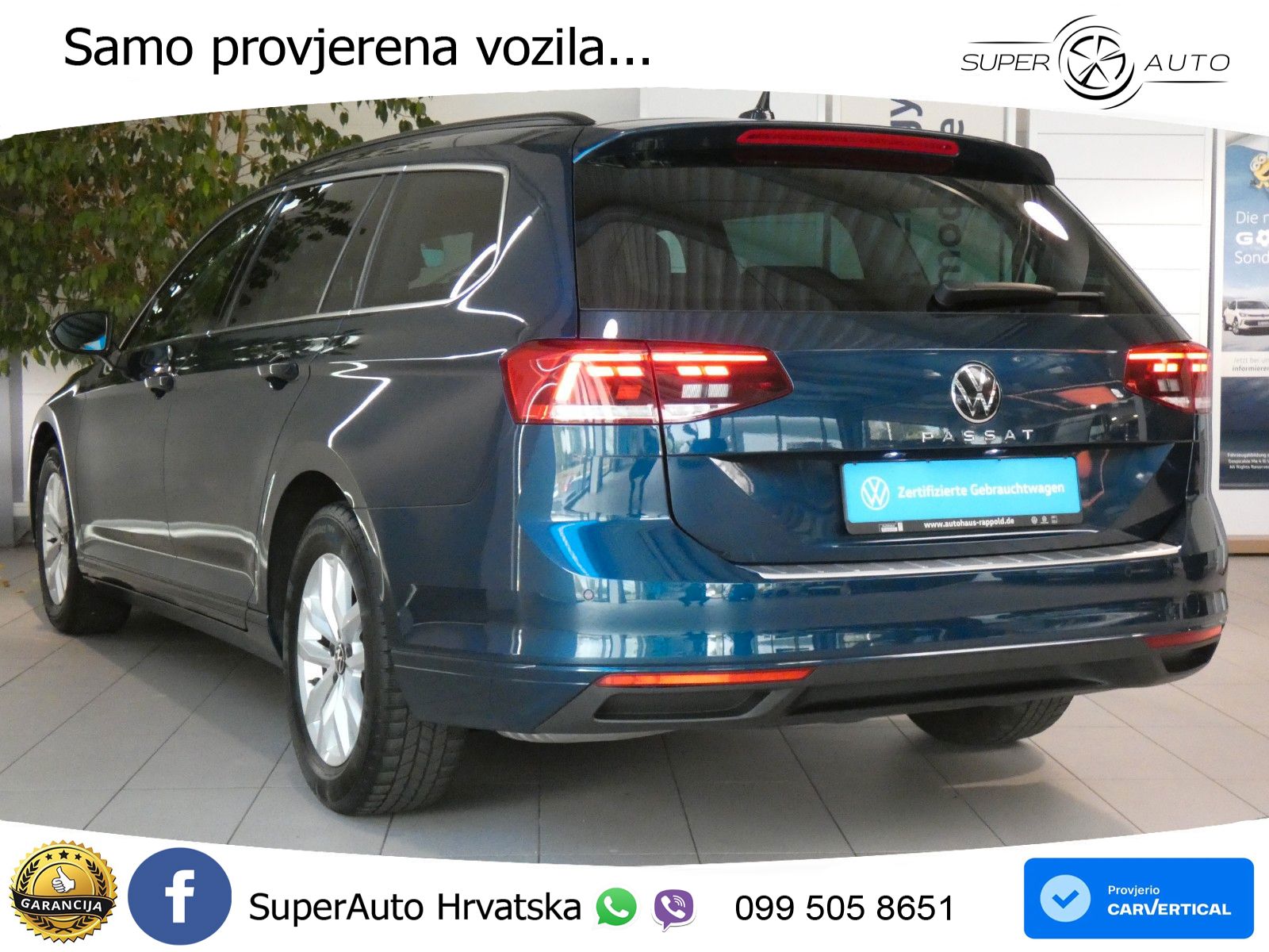 Volkswagen Passat Variant 1.5 TSI (150 KS) DSG ACT Business LED+GR SJED+ACC