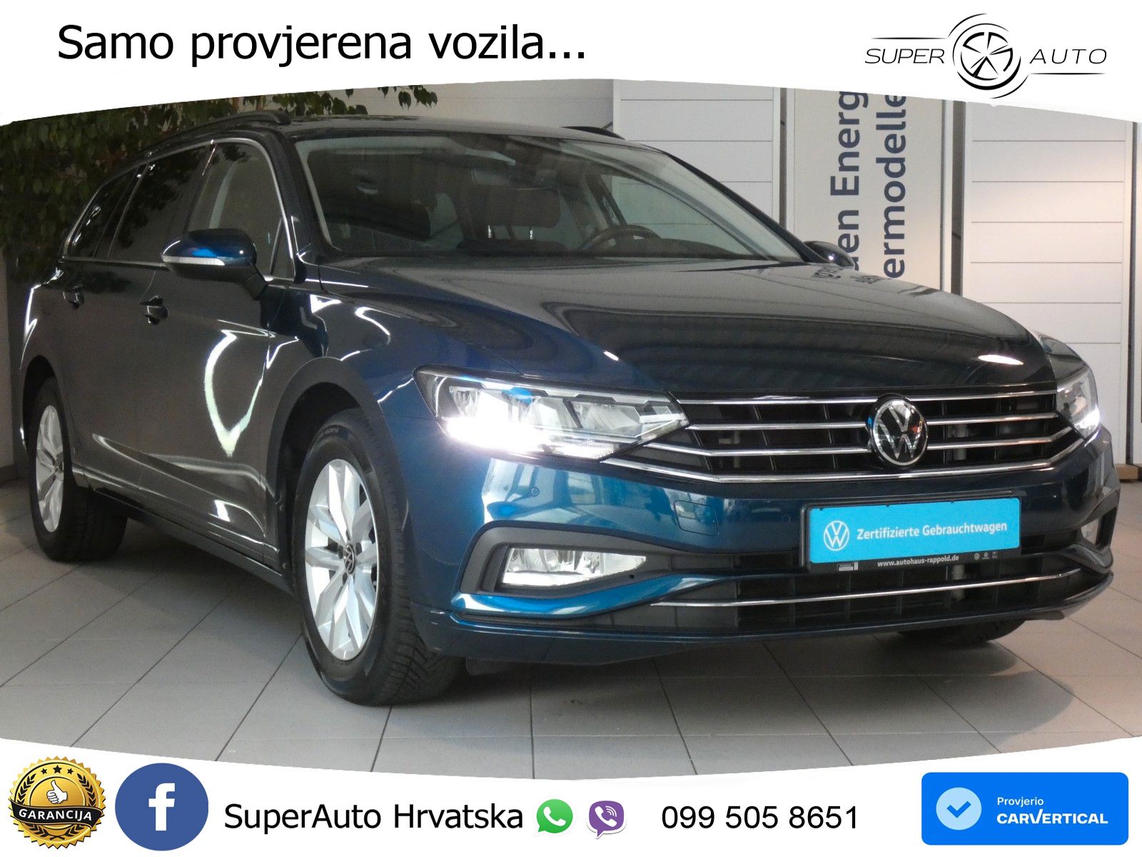 Volkswagen Passat Variant 1.5 TSI (150 KS) DSG ACT Business LED+GR SJED+ACC
