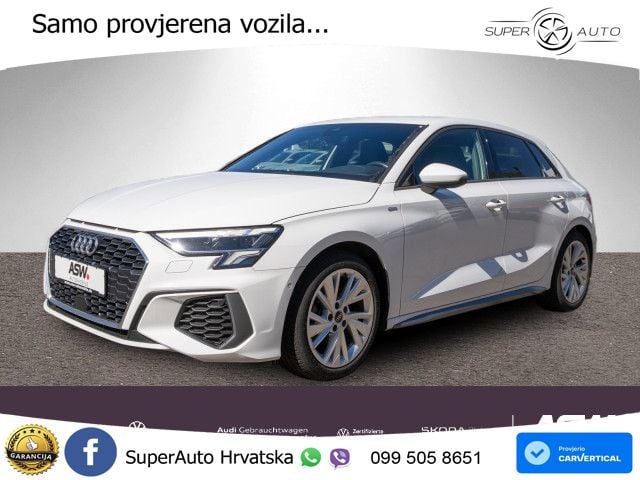 Audi A3 30 TDI (116 KS) S tronic S line LED+GR SJED+ACC