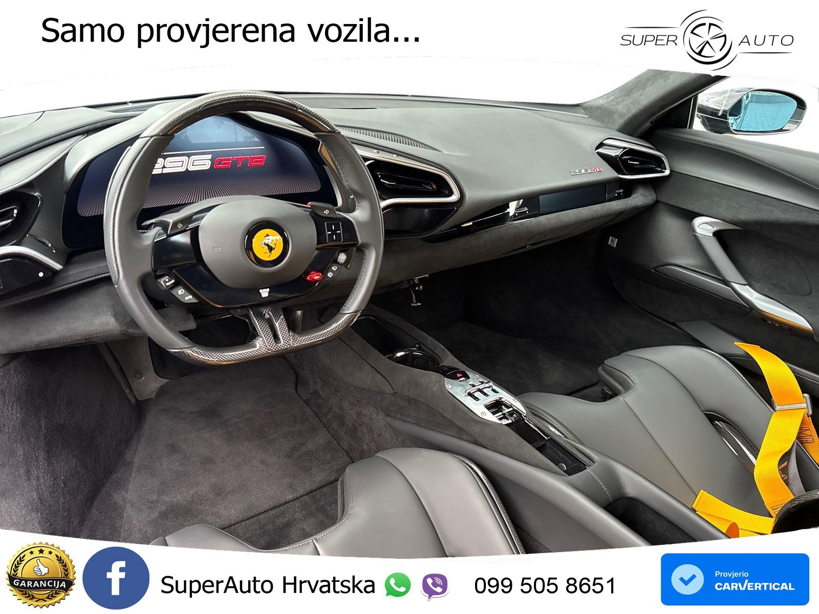 Ferrari 296 GTB 3.0 V6 (830 KS) F1 DCT