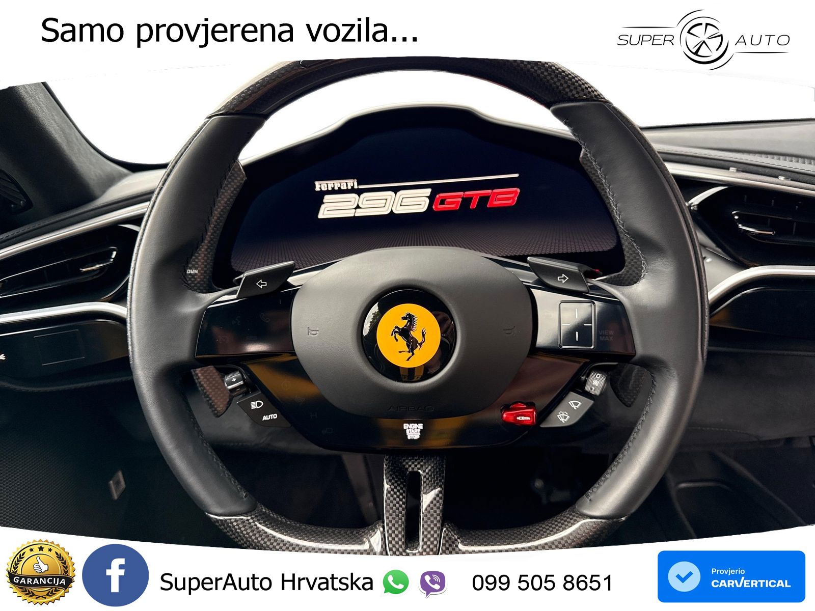 Ferrari 296 GTB 3.0 V6 (830 KS) F1 DCT