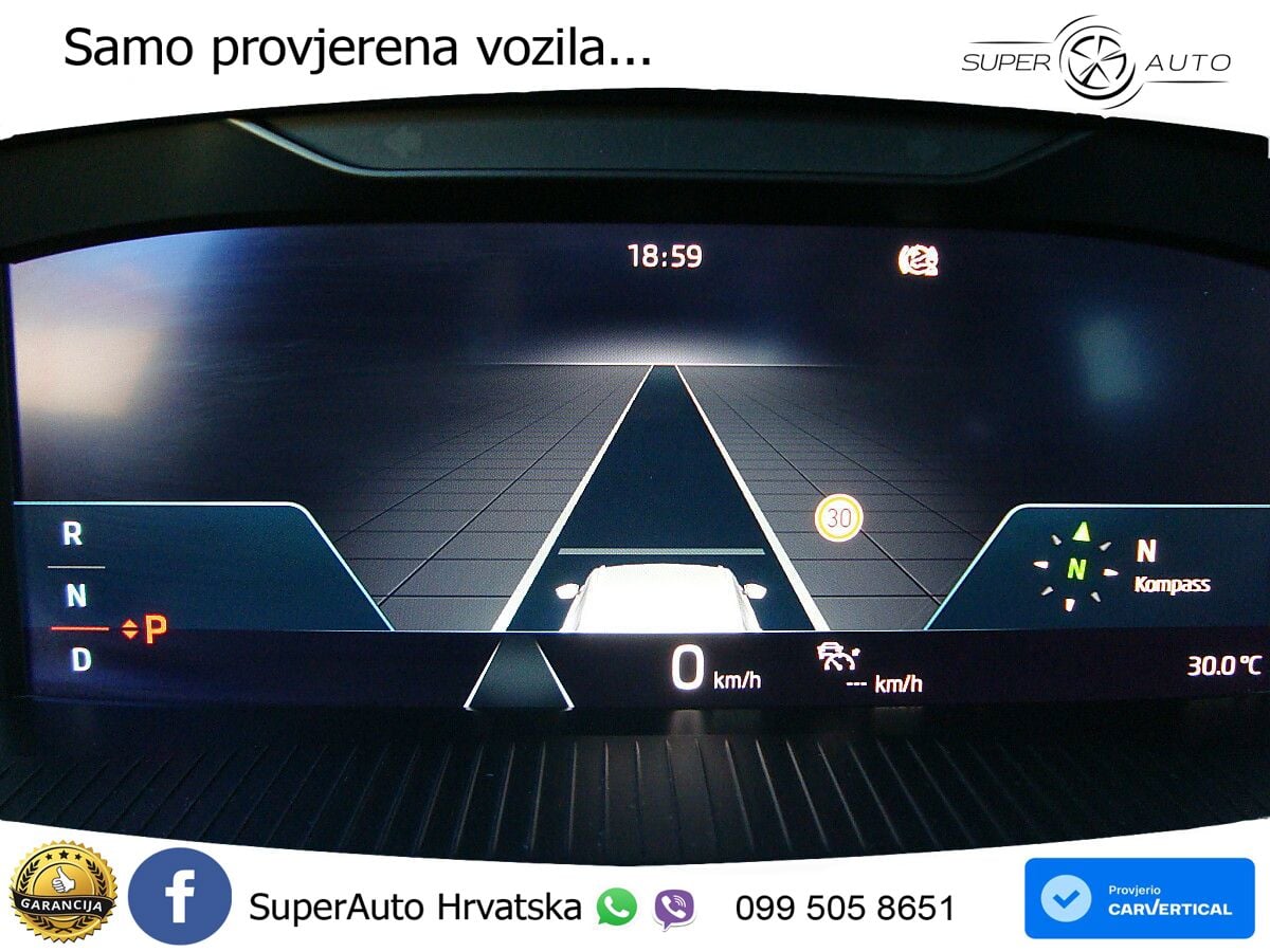 Škoda Octavia Combi RS 2.0 TDI (200 KS) 4x4 DSG LED+GR SJED+ACC