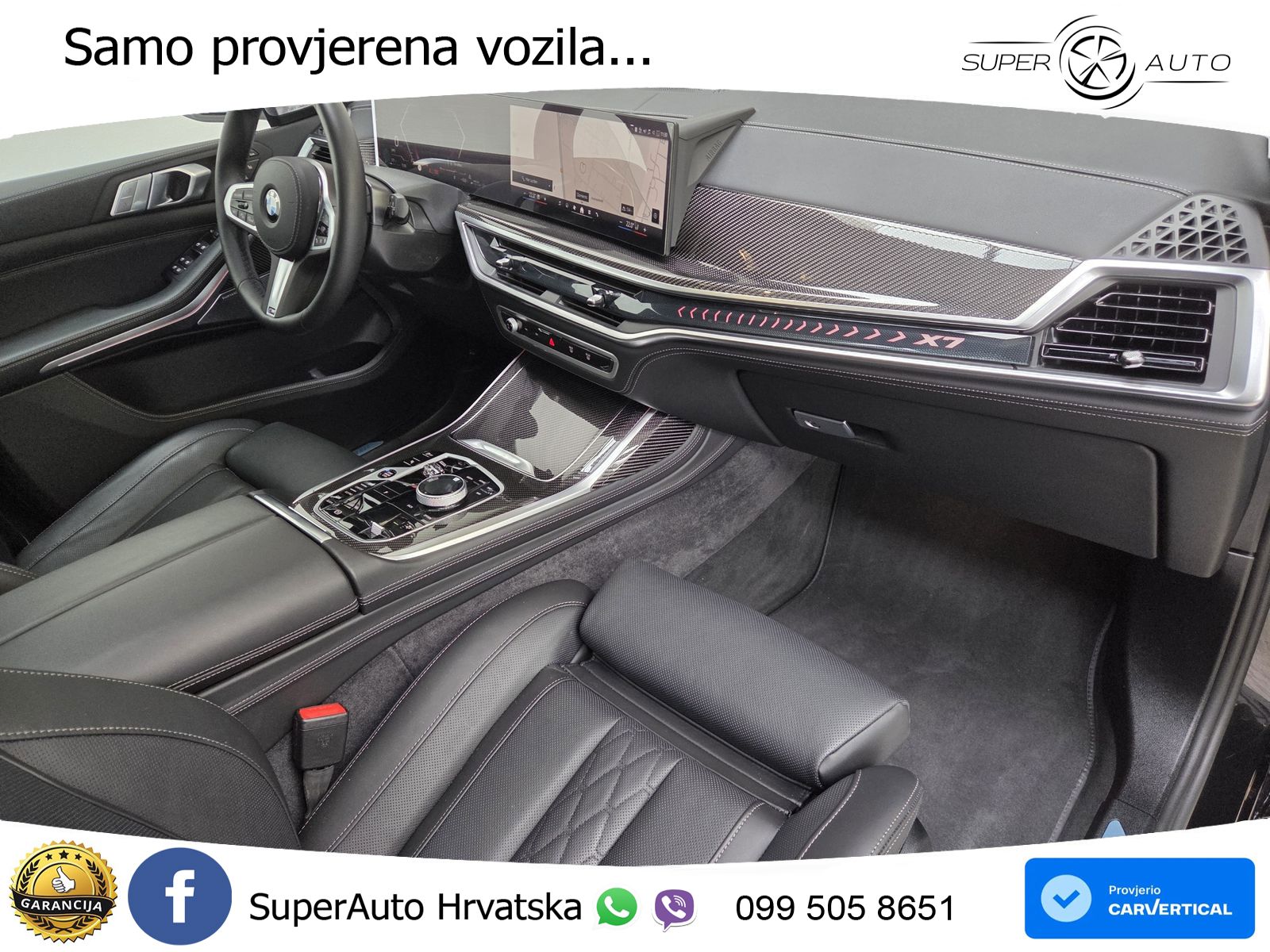 BMW X7 40d (352 KS) xDrive Steptronic M Sport ZRAČNI+ACC+GR SJED+KAM+PANO