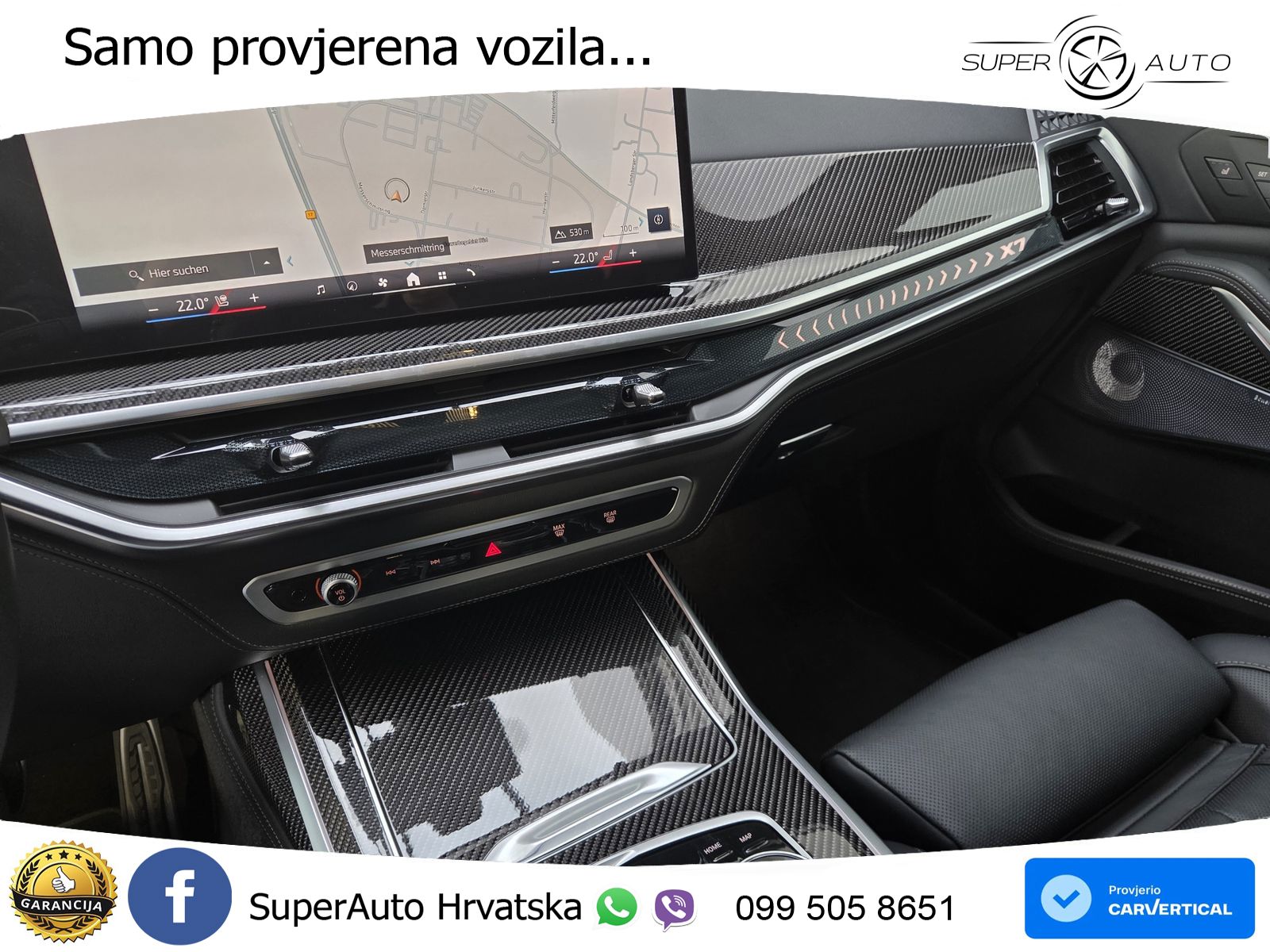 BMW X7 40d (352 KS) xDrive Steptronic M Sport ZRAČNI+ACC+GR SJED+KAM+PANO