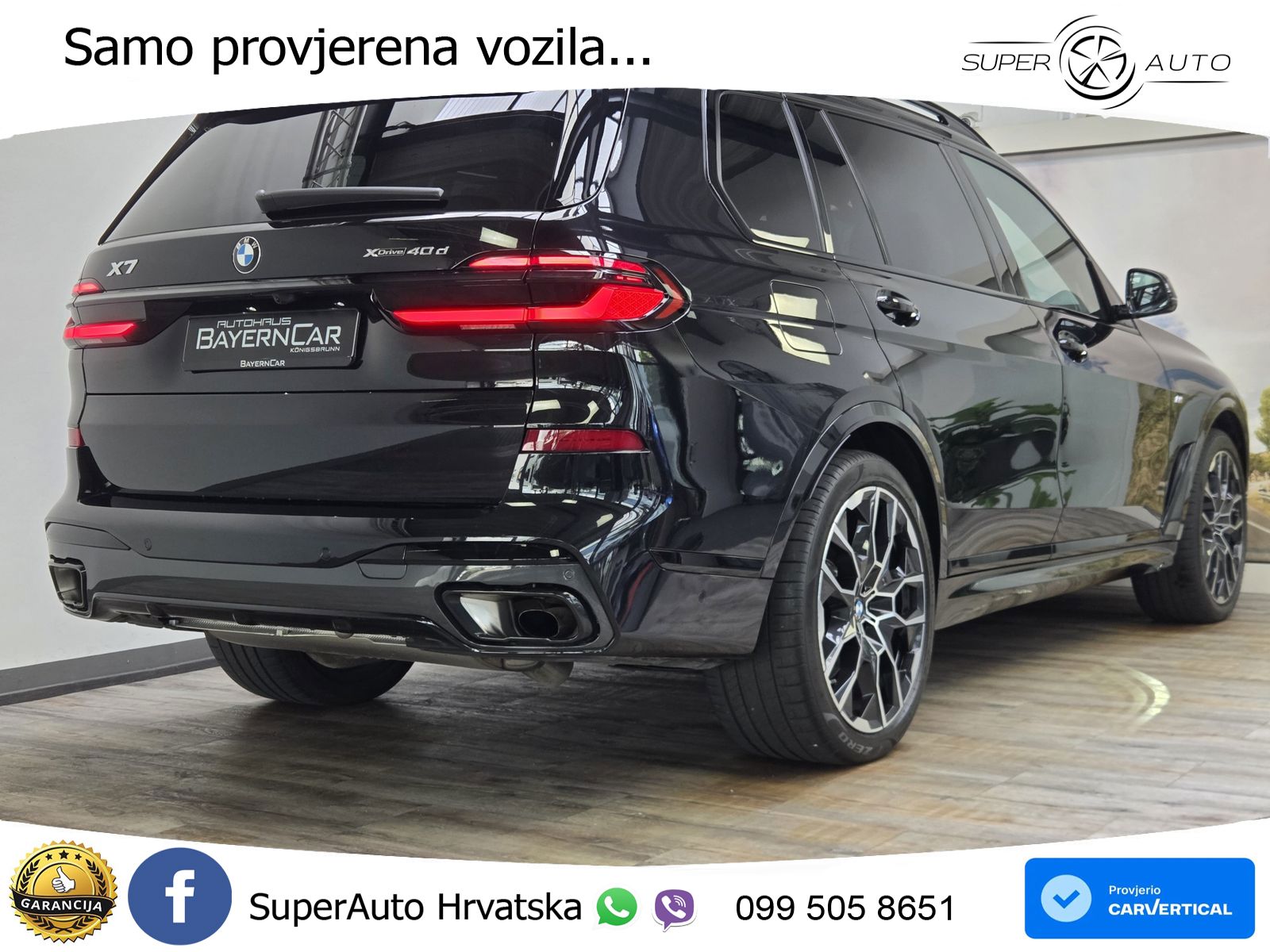 BMW X7 40d (352 KS) xDrive Steptronic M Sport ZRAČNI+ACC+GR SJED+KAM+PANO