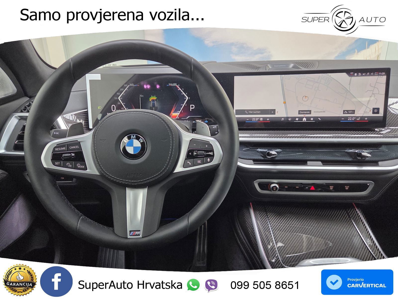 BMW X7 40d (352 KS) xDrive Steptronic M Sport ZRAČNI+ACC+GR SJED+KAM+PANO