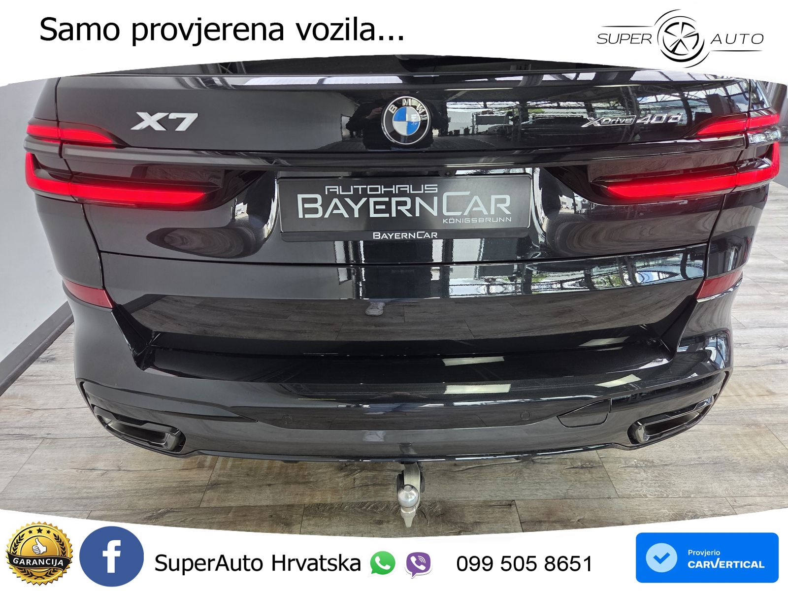 BMW X7 40d (352 KS) xDrive Steptronic M Sport ZRAČNI+ACC+GR SJED+KAM+PANO