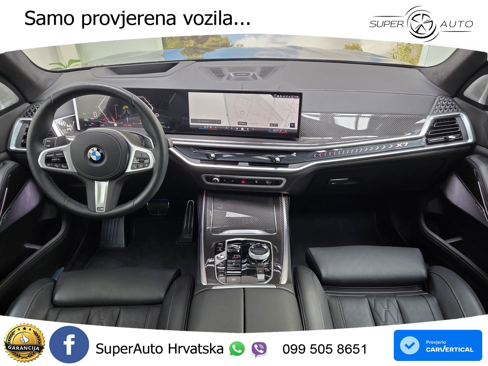 BMW X7 40d (352 KS) xDrive Steptronic M Sport ZRAČNI+ACC+GR SJED+KAM+PANO