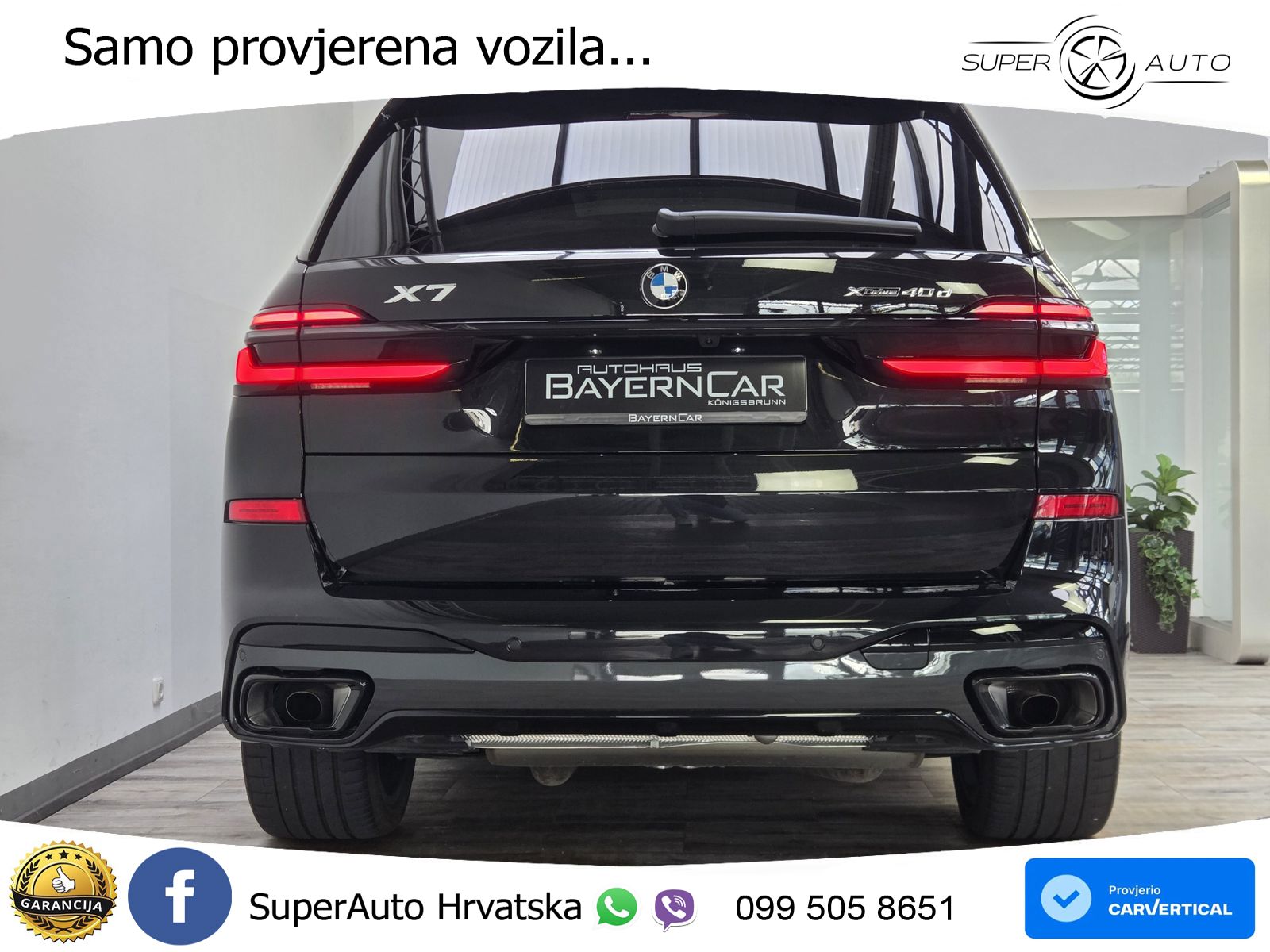 BMW X7 40d (352 KS) xDrive Steptronic M Sport ZRAČNI+ACC+GR SJED+KAM+PANO