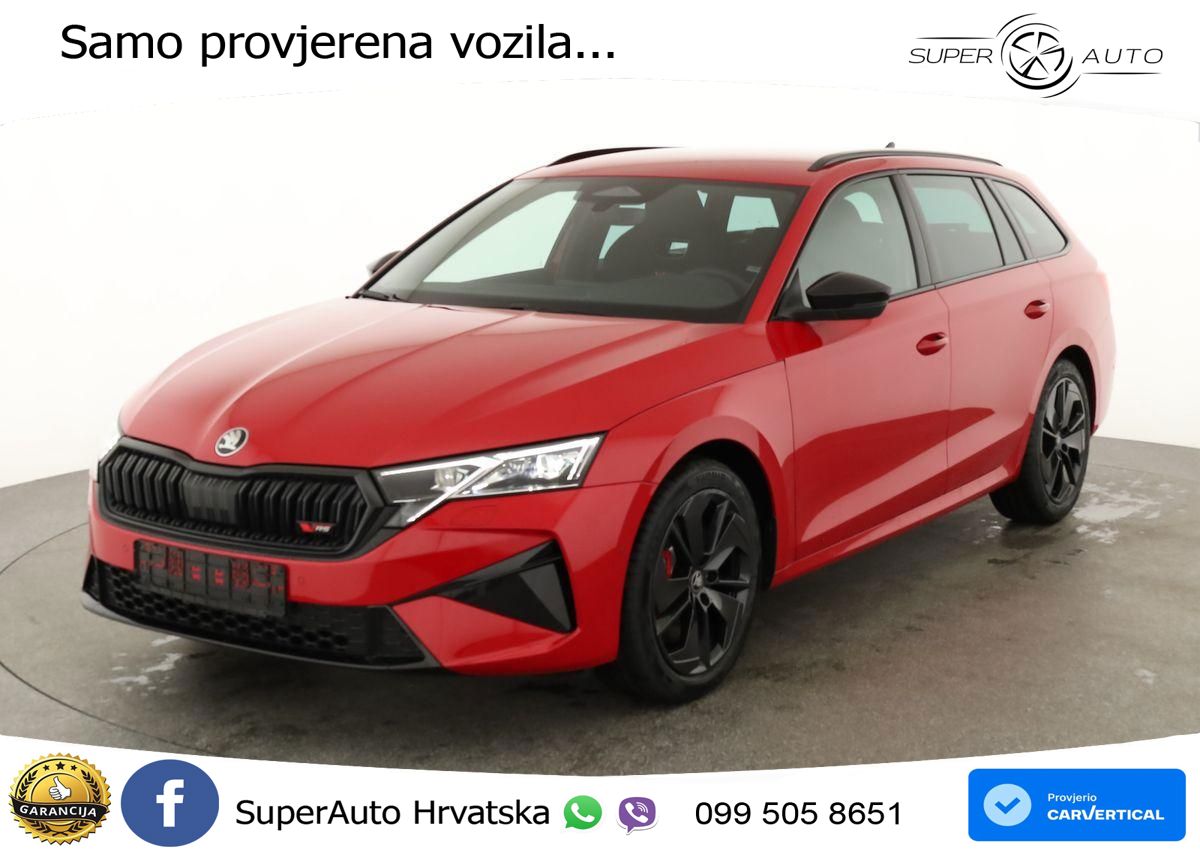 Škoda Octavia Combi RS 2.0 TSI (265 KS) DSG LED+GR SJED+ACC