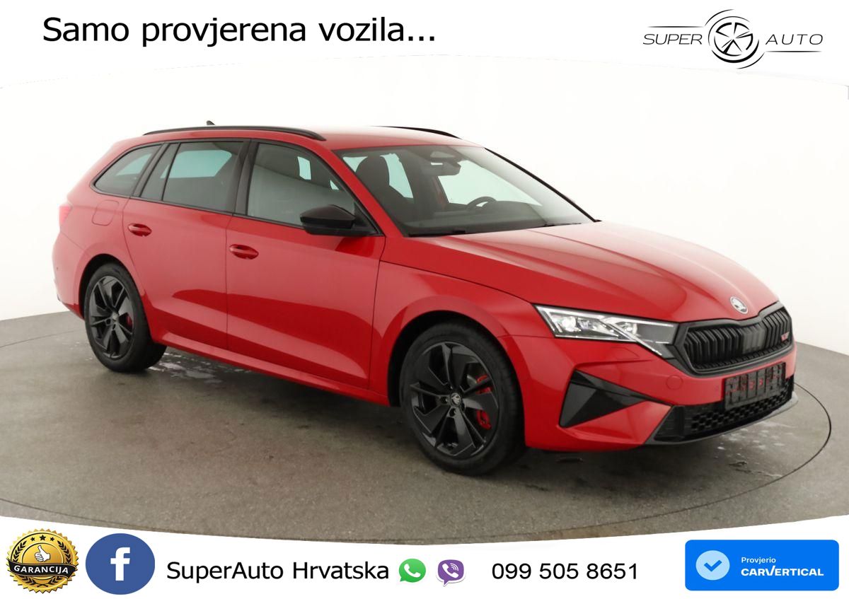 Škoda Octavia Combi RS 2.0 TSI (265 KS) DSG LED+GR SJED+ACC