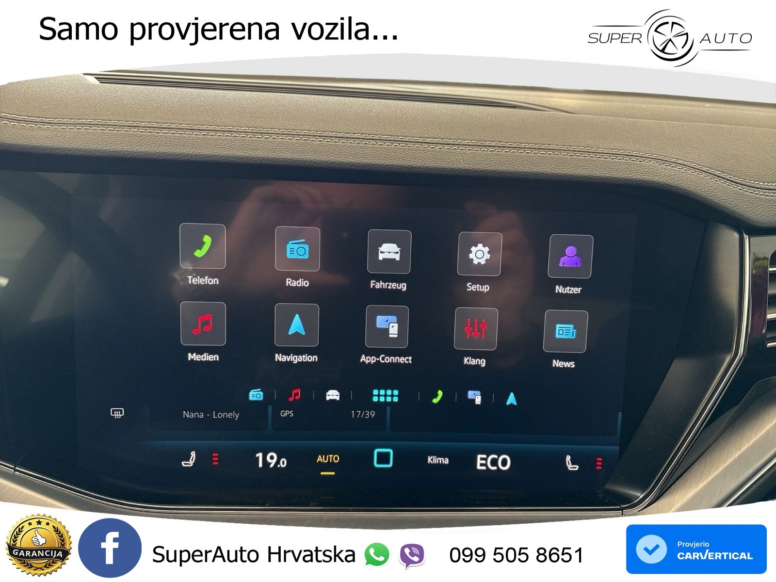 Volkswagen Touareg 3.0 V6 TDI (231 KS) 4MOTION Tiptronic ZRAČNI+ACC+GR SJED+KAM