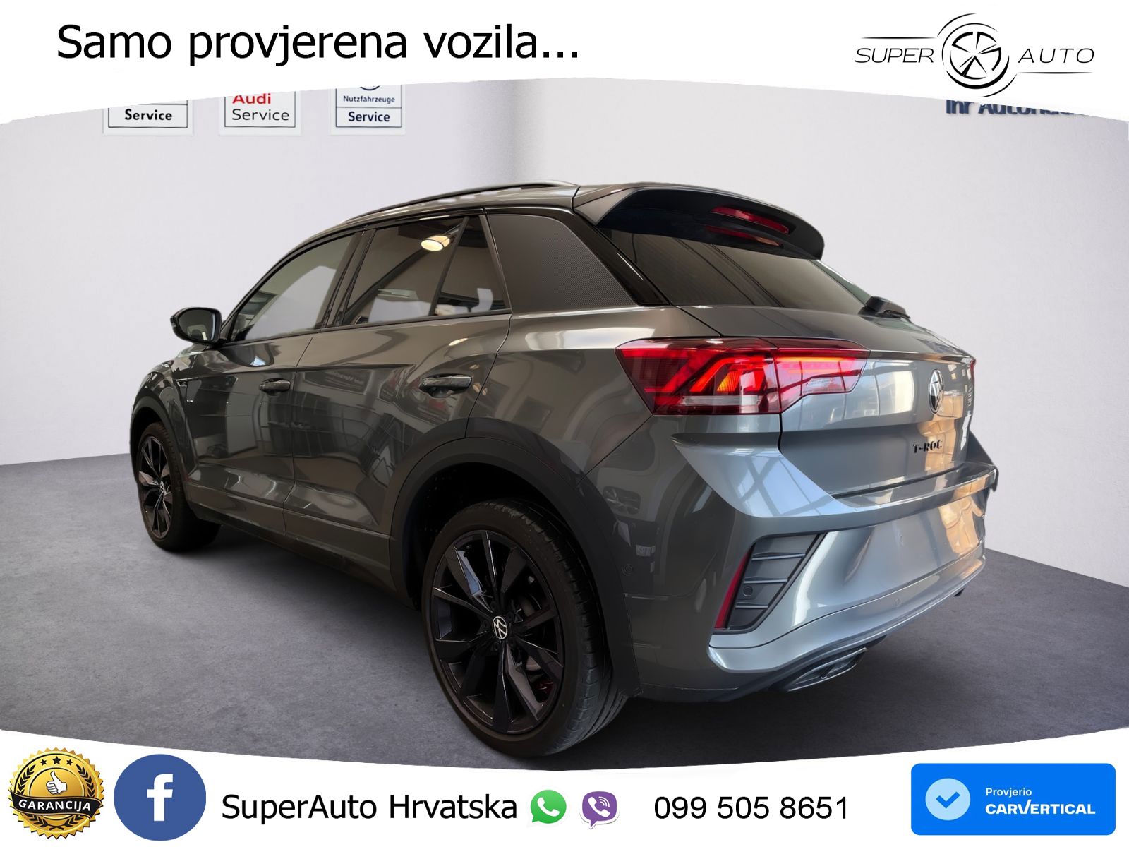 Volkswagen T-Roc 1.5 TSI (150 KS) DSG R-Line LED+GR SJED+ACC