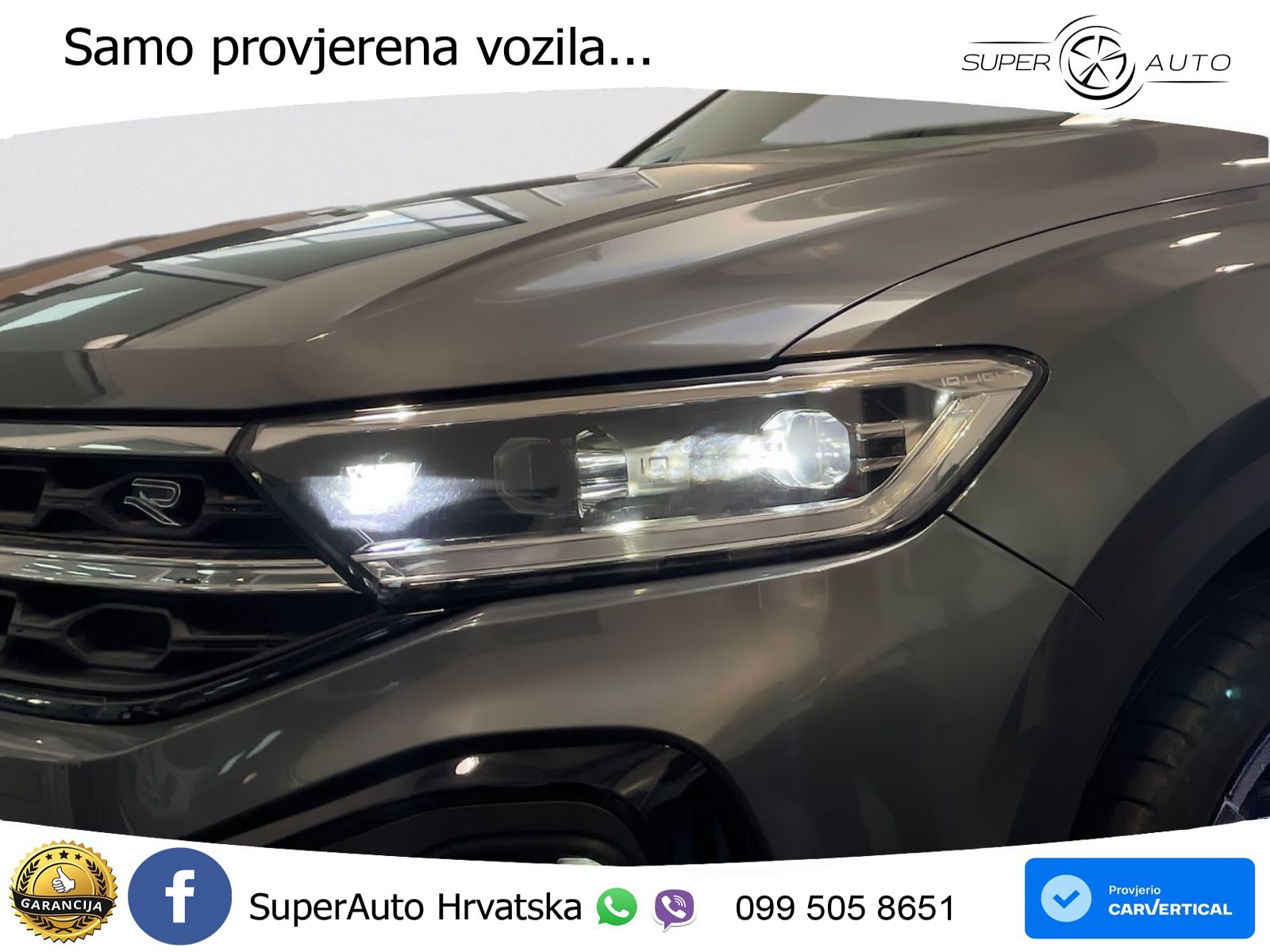 Volkswagen T-Roc 1.5 TSI (150 KS) DSG R-Line LED+GR SJED+ACC