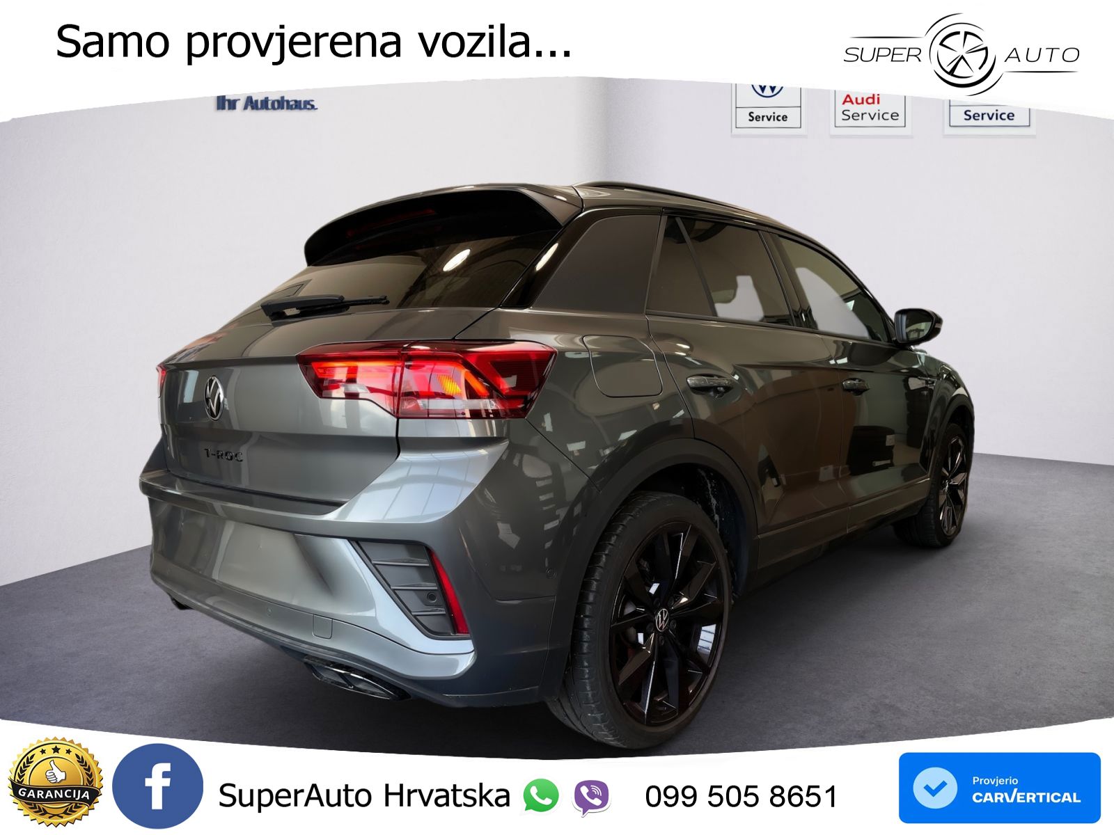 Volkswagen T-Roc 1.5 TSI (150 KS) DSG R-Line LED+GR SJED+ACC