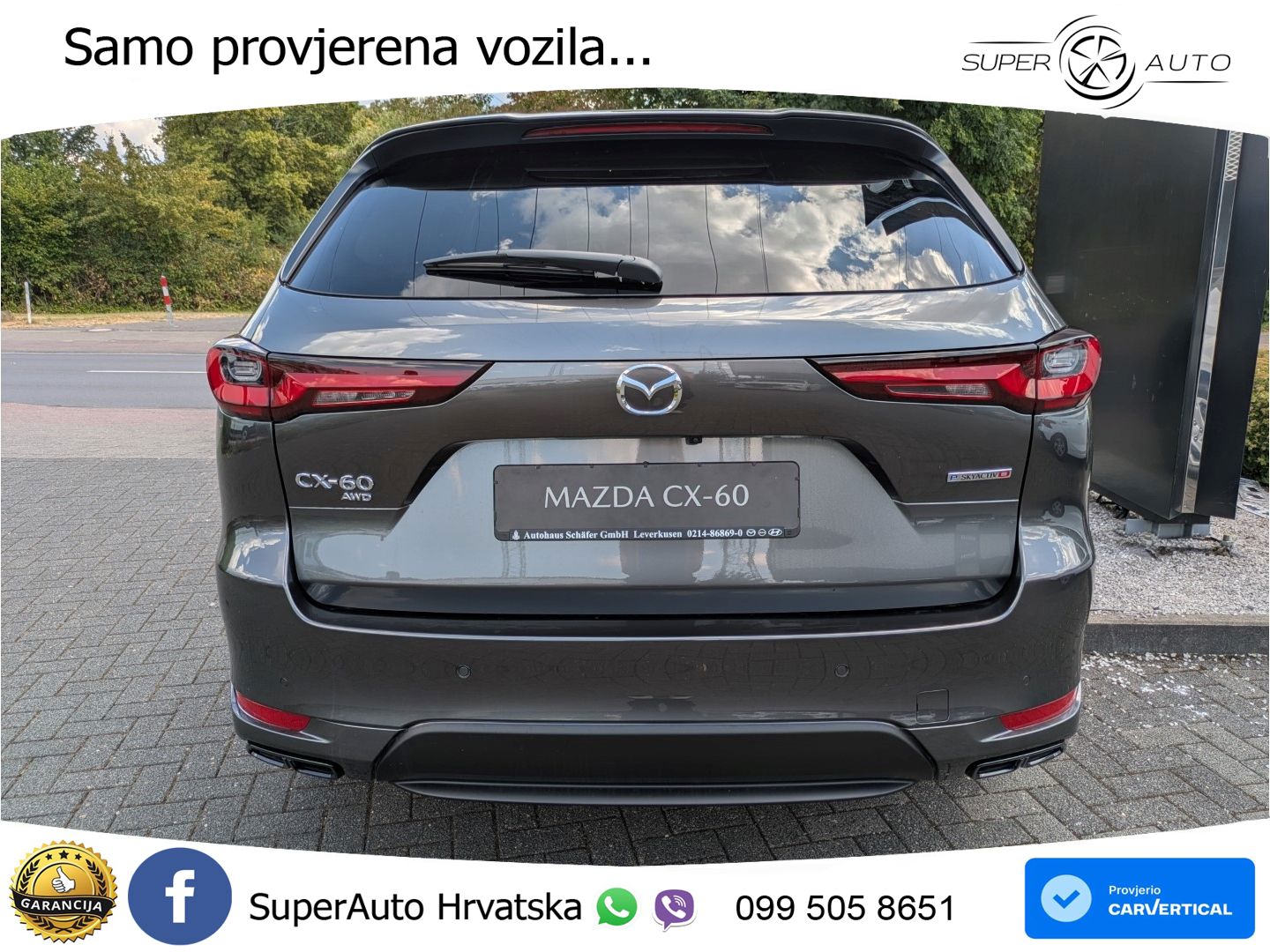 Mazda CX-60 3.3 e-Skyactiv D (254 KS) AWD Automatic MATRIX+GR SJED+KAM