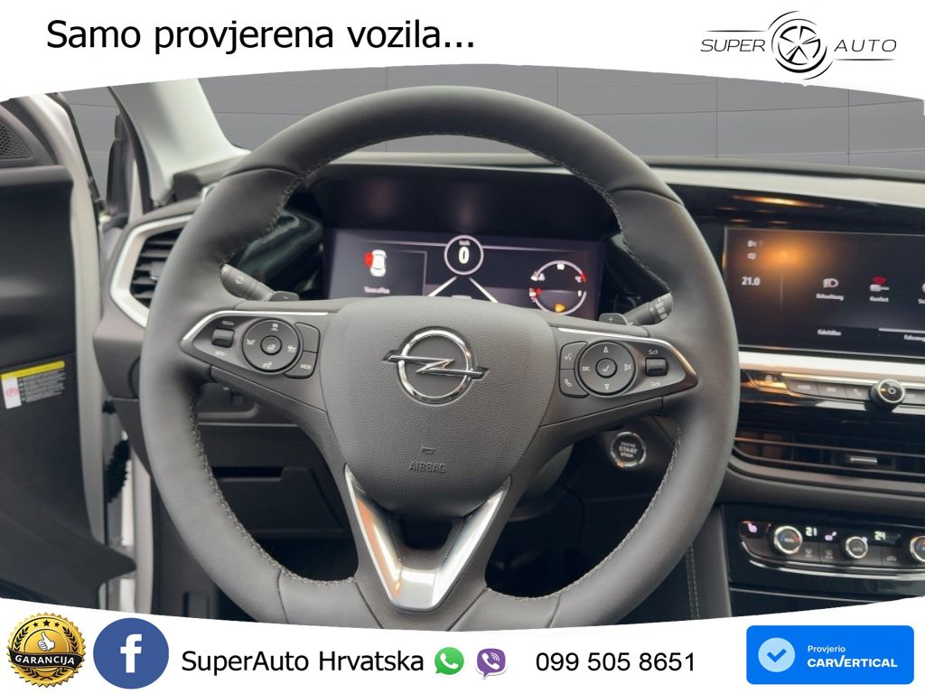 Opel Grandland 1.2i Turbo (130 KS) Automatic GS LED+GR SJED+ACC