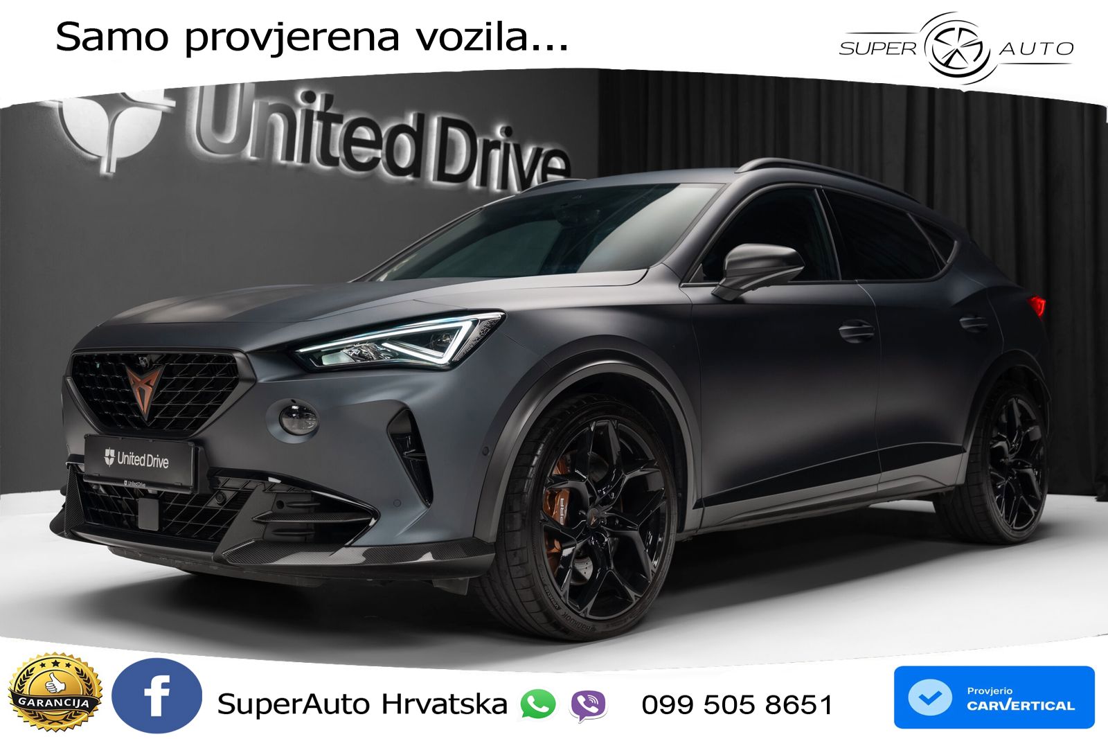 Cupra Formentor VZ5 2.5 TSI (390 KS) 4Drive DSG LED+GR SJED+ACC