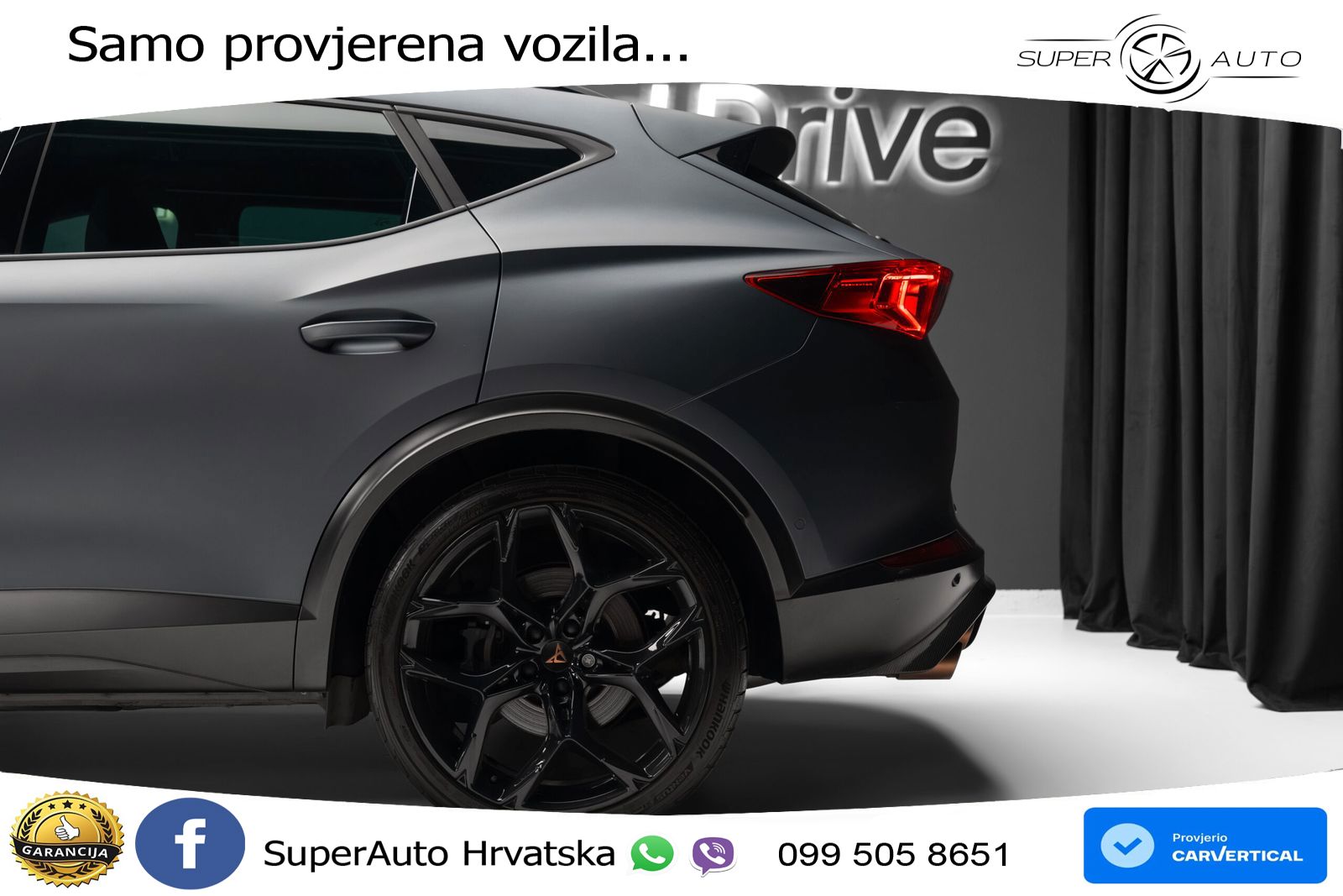 Cupra Formentor VZ5 2.5 TSI (390 KS) 4Drive DSG LED+GR SJED+ACC