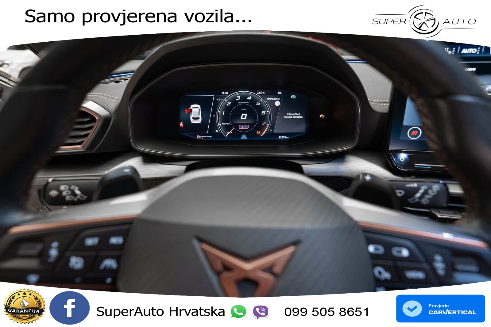 Cupra Formentor VZ5 2.5 TSI (390 KS) 4Drive DSG LED+GR SJED+ACC