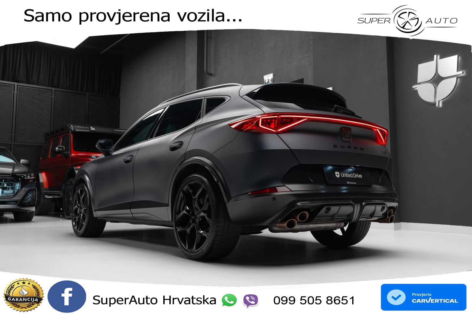 Cupra Formentor VZ5 2.5 TSI (390 KS) 4Drive DSG LED+GR SJED+ACC