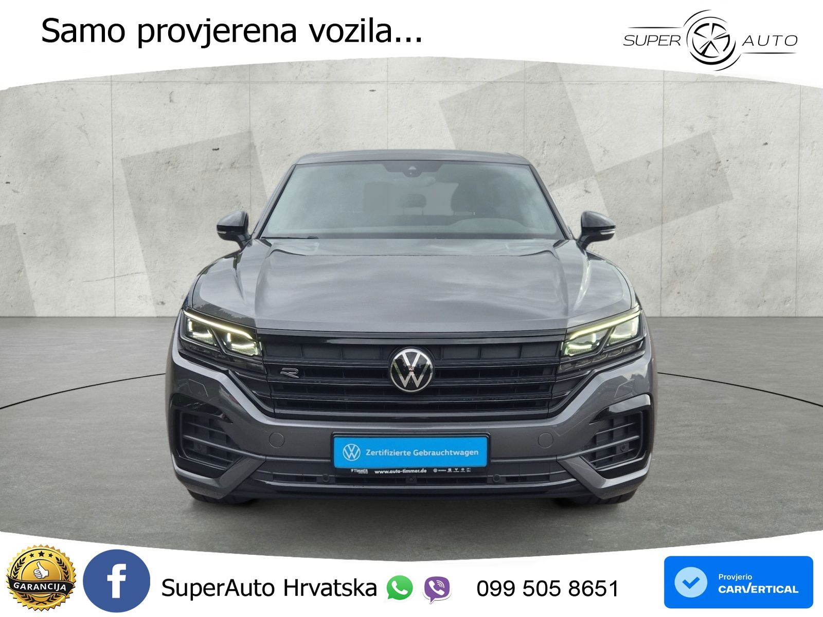 Volkswagen Touareg 3.0 V6 TDI (286 KS) 4MOTION Tiptronic R-Line ZRAČNI+ACC+4xGR SJED+KAM