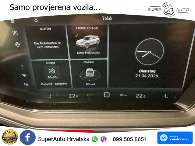 Volkswagen Touareg 3.0 V6 TDI (286 KS) 4MOTION Tiptronic ZRAČNI+ACC+GR SJED+KAM+PANO