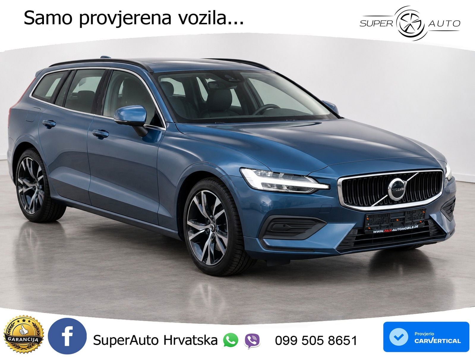 Volvo V60 2.0 B4 Benzin DCT LED+GR SJED+ACC