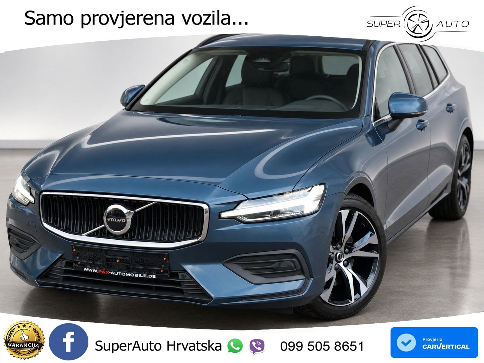 Volvo V60 2.0 B4 Benzin DCT LED+GR SJED+ACC