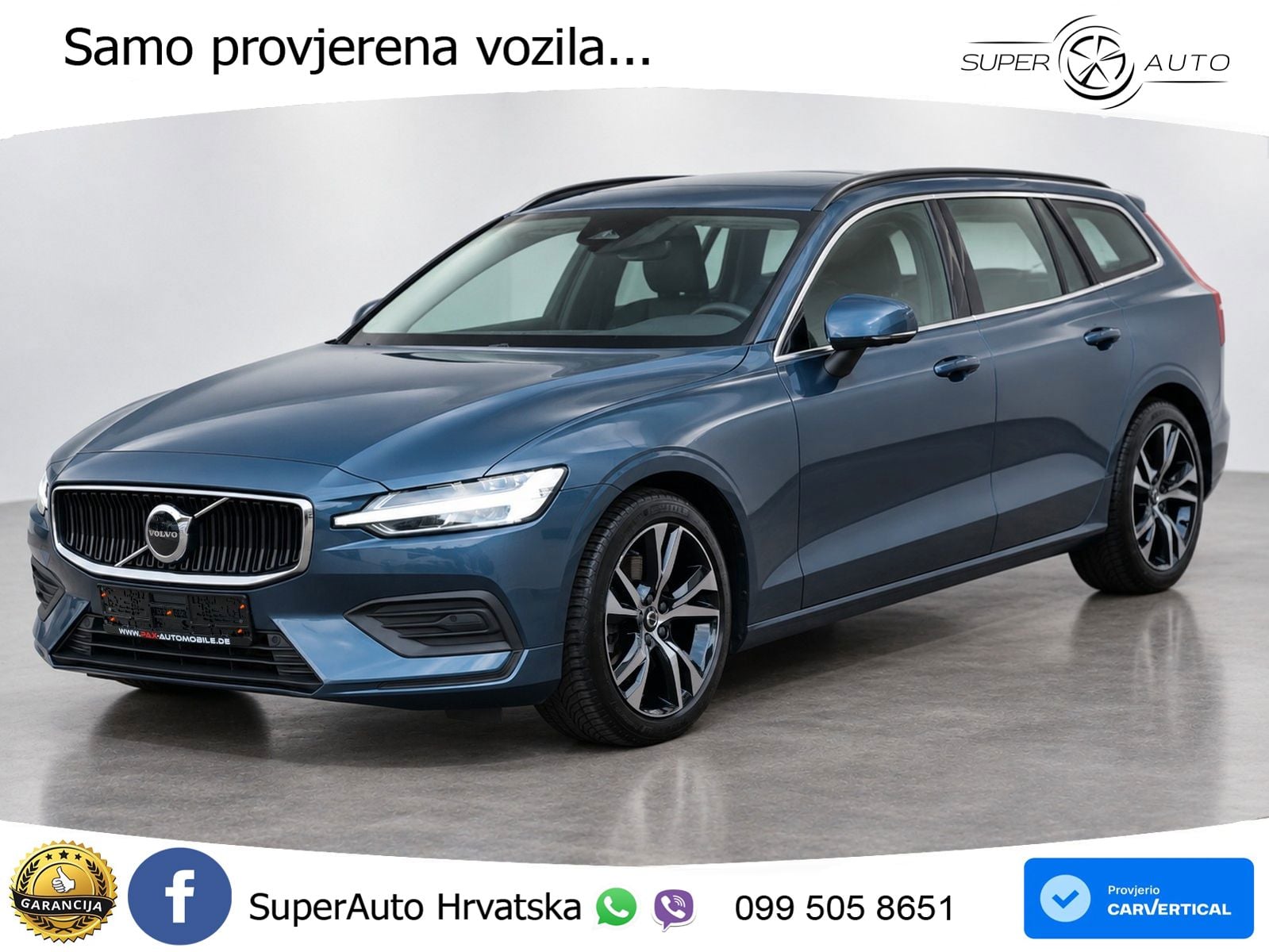 Volvo V60 2.0 B4 Benzin DCT LED+GR SJED+ACC