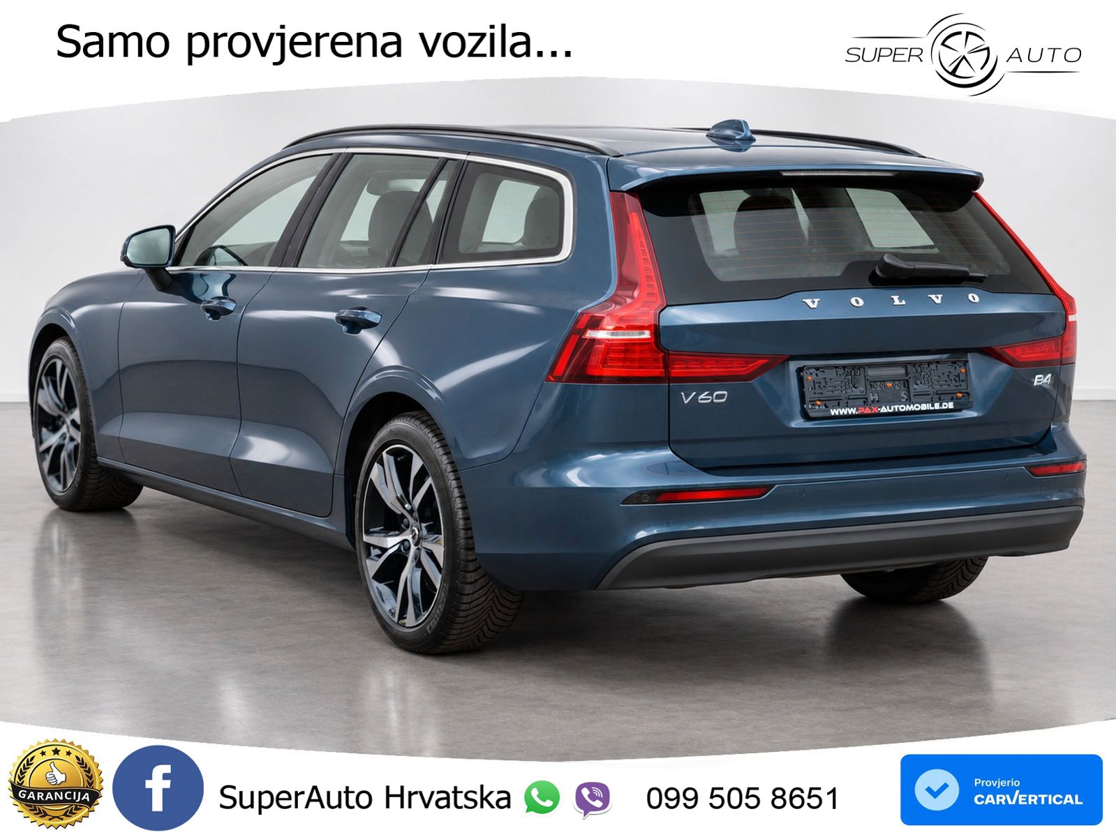 Volvo V60 2.0 B4 Benzin DCT LED+GR SJED+ACC