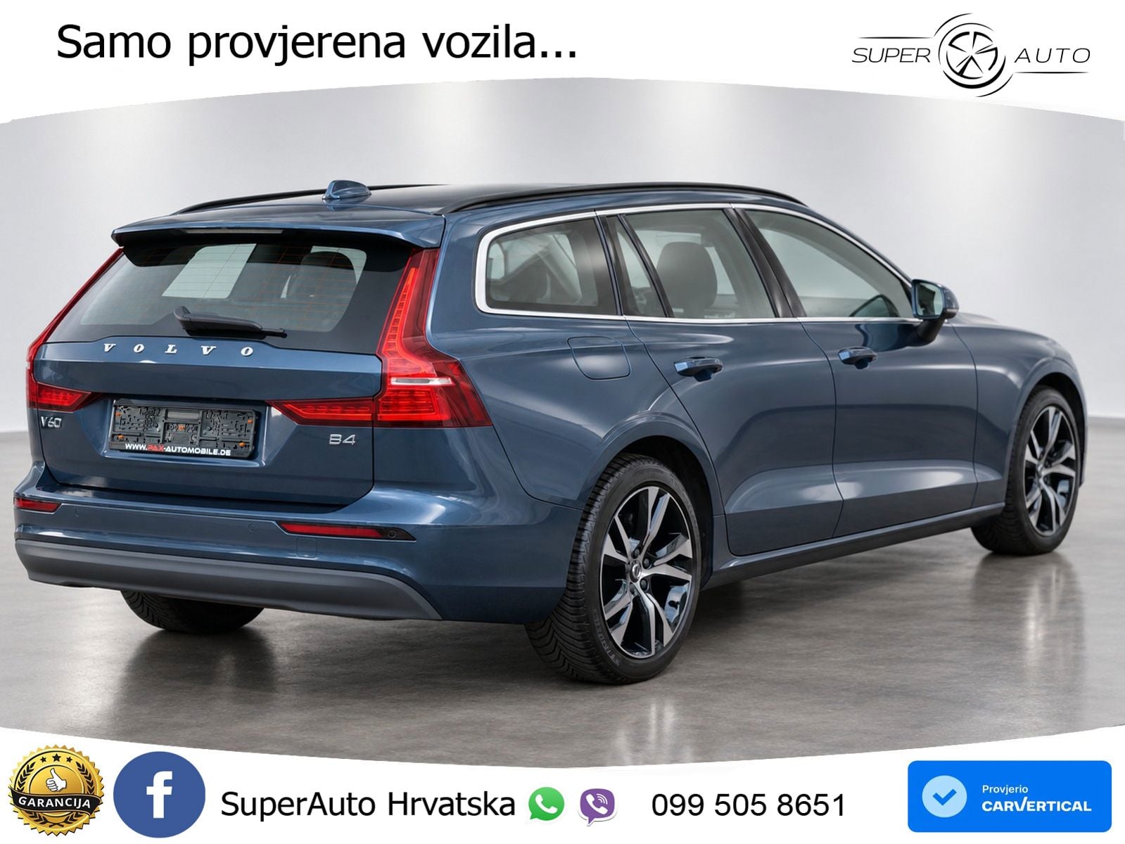 Volvo V60 2.0 B4 Benzin DCT LED+GR SJED+ACC