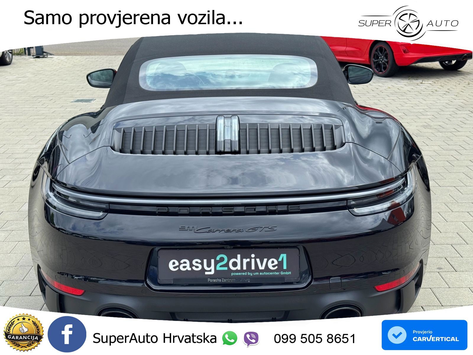 Porsche 911 Carrera GTS Cabriolet 3.0 (480 KS) PDK ACC+GR SJED+360+PANO