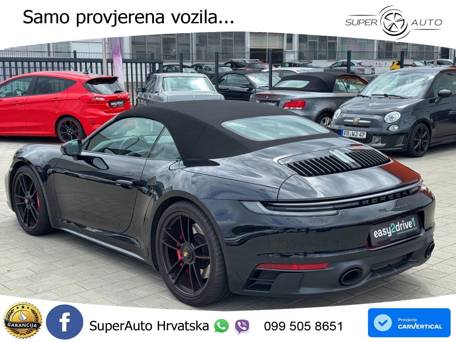Porsche 911 Carrera GTS Cabriolet 3.0 (480 KS) PDK ACC+GR SJED+360+PANO