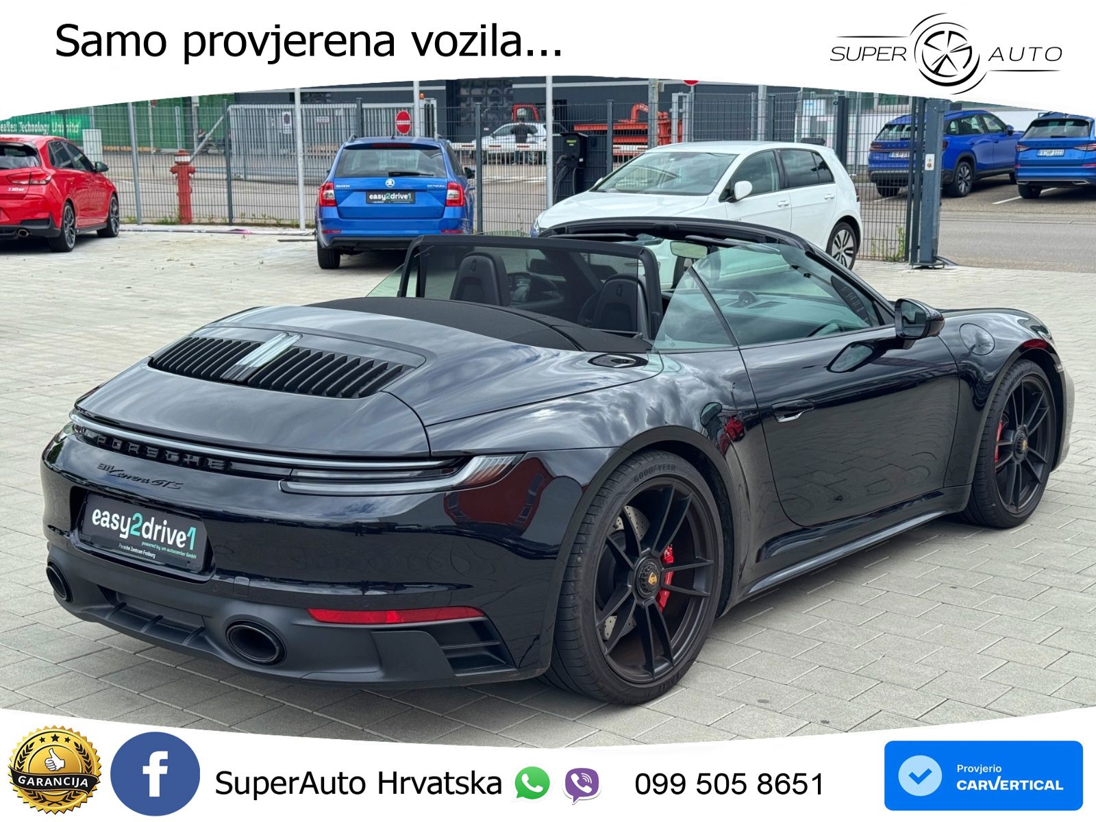 Porsche 911 Carrera GTS Cabriolet 3.0 (480 KS) PDK ACC+GR SJED+360+PANO