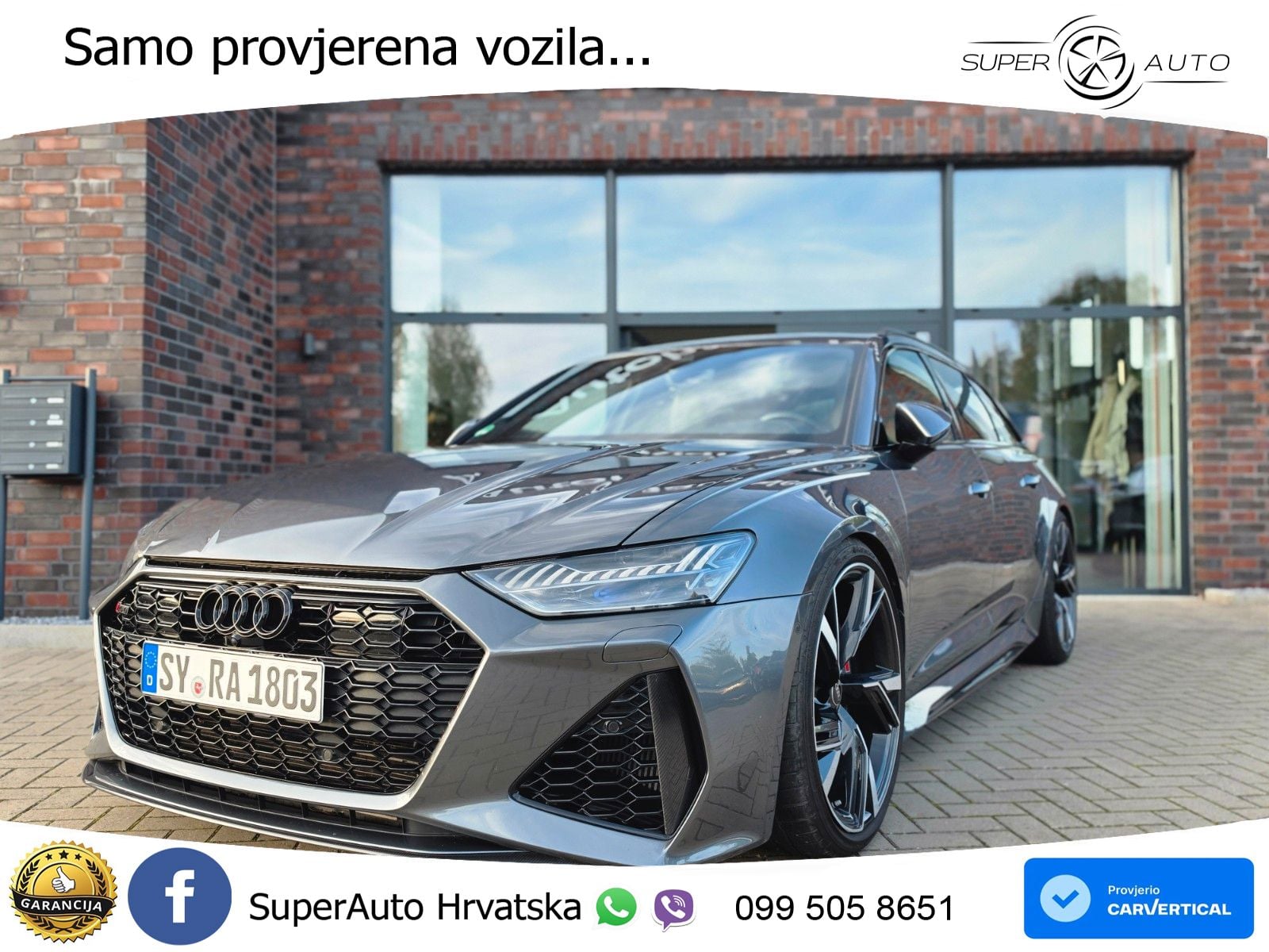 Audi RS6 Avant 4.0 TFSI V8 (600 KS) quattro Tiptronic