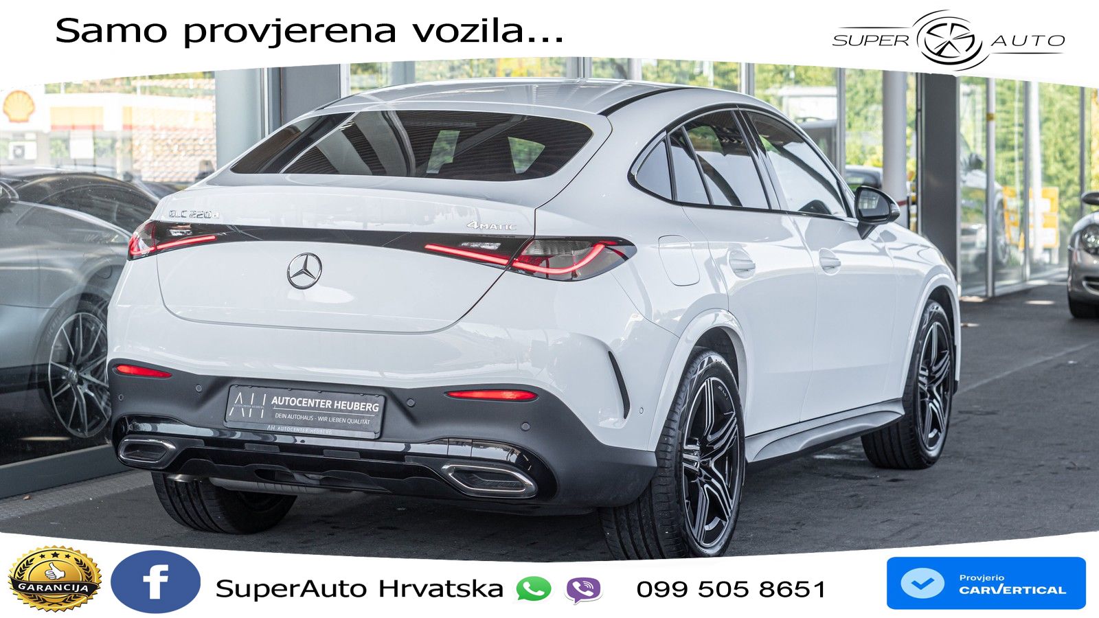 Mercedes GLC Coupe 220d (197 KS) 4MATIC 9G-TRONIC AMG LED+GR SJED+ACC