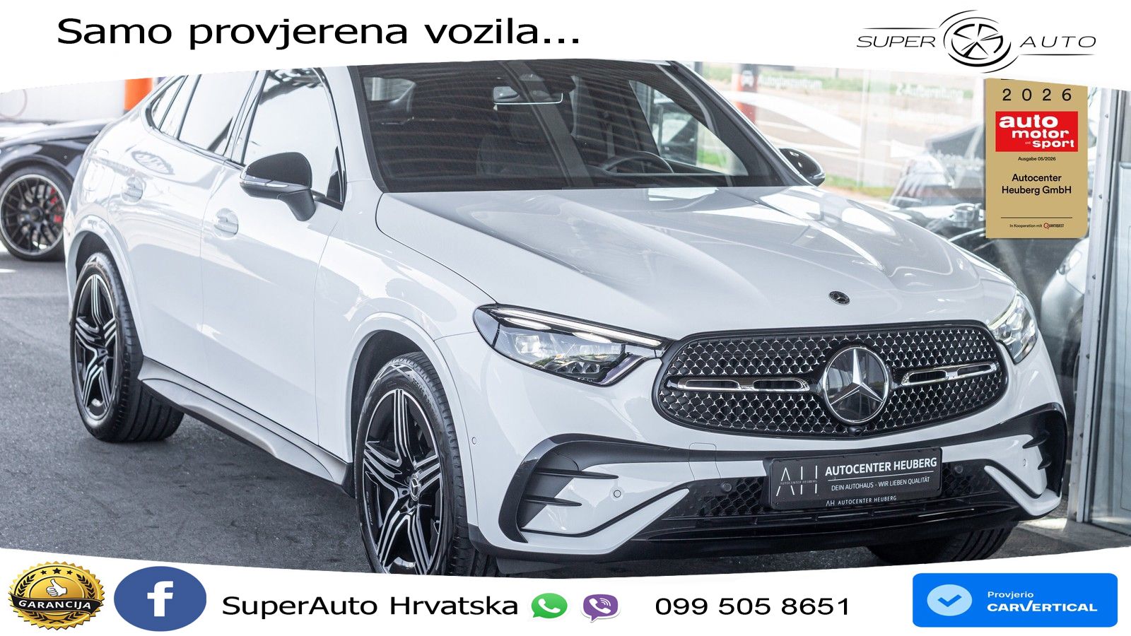 Mercedes GLC Coupe 220d (197 KS) 4MATIC 9G-TRONIC AMG LED+GR SJED+ACC