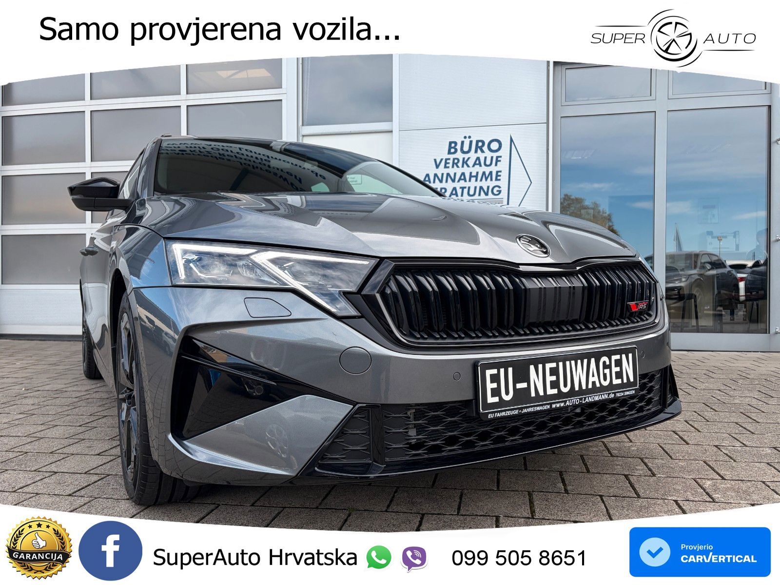 Škoda Octavia Combi RS 2.0 TSI (265 KS) DSG MATRIX+GR SJED+KAM