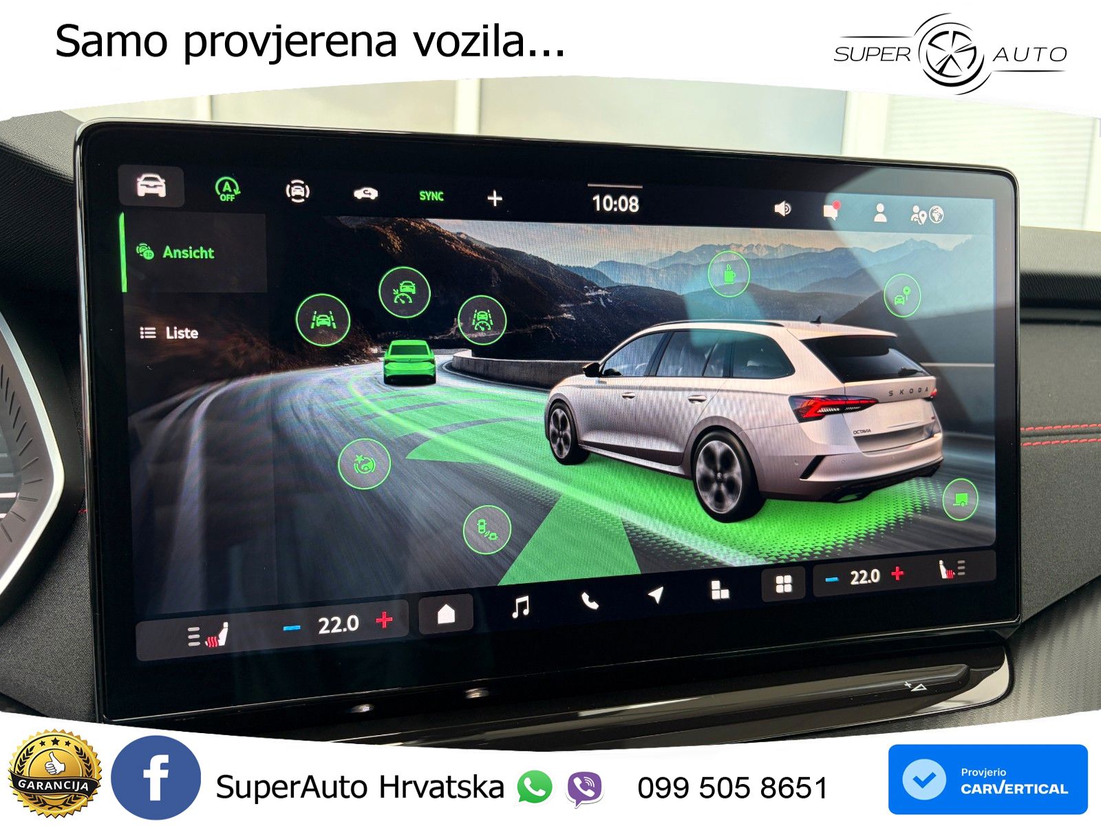Škoda Octavia Combi RS 2.0 TSI (265 KS) DSG MATRIX+GR SJED+KAM