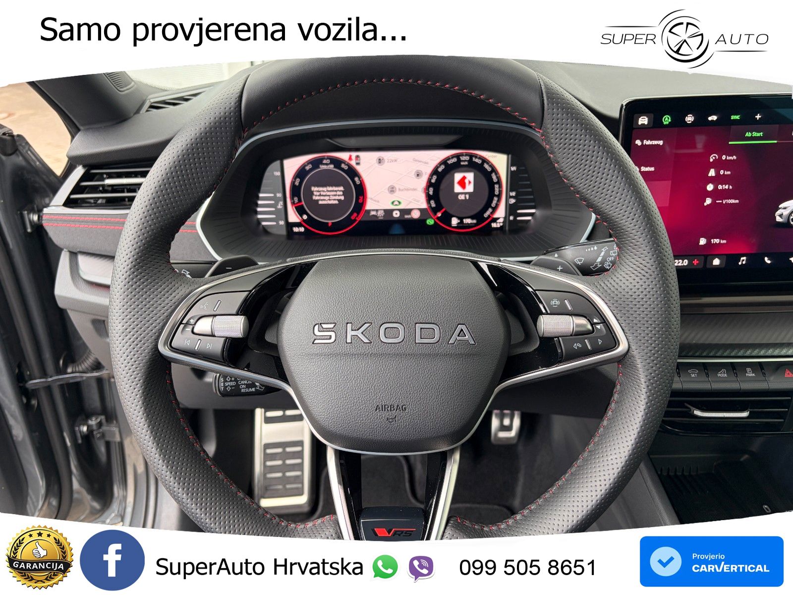 Škoda Octavia Combi RS 2.0 TSI (265 KS) DSG MATRIX+GR SJED+KAM