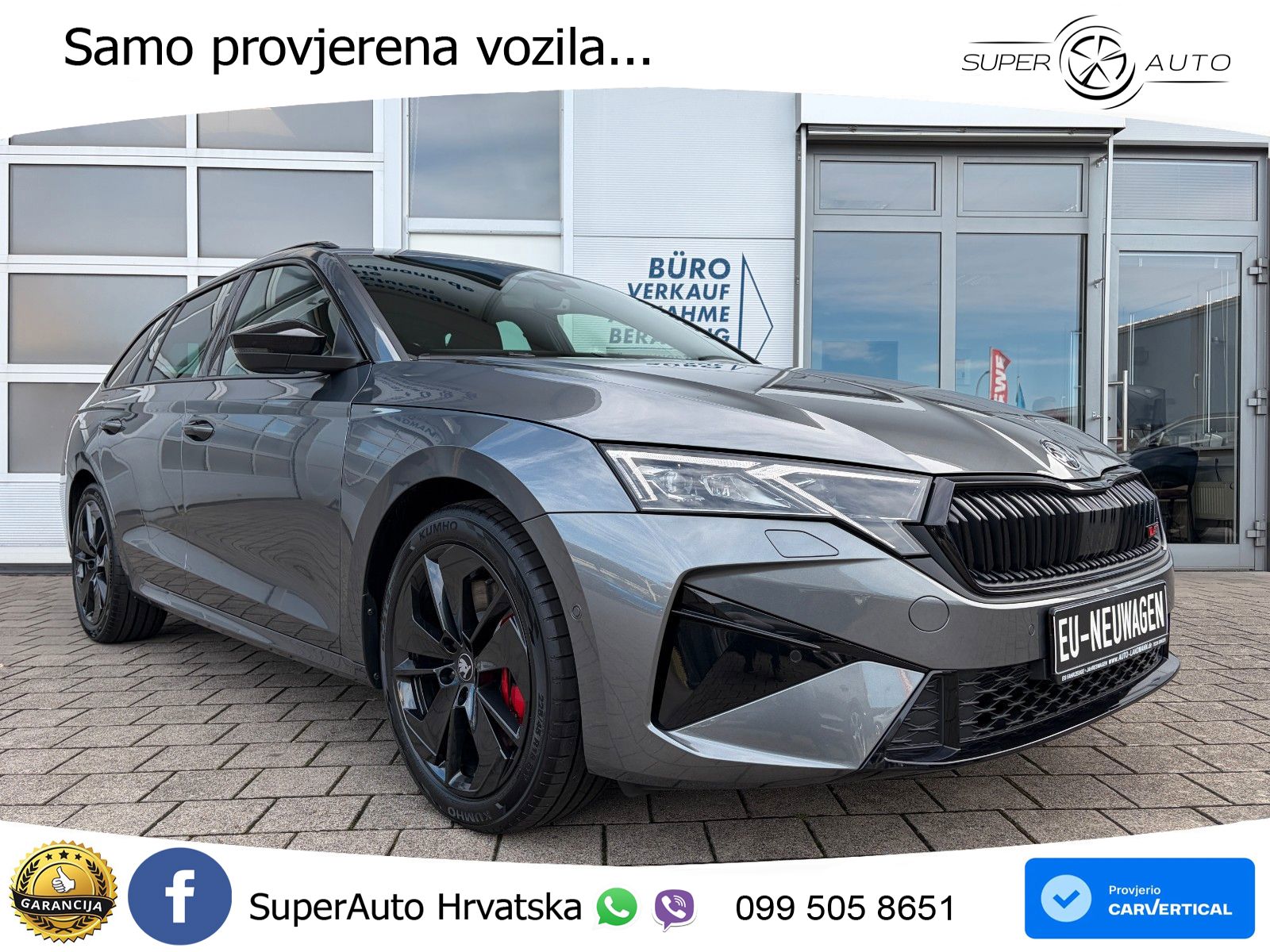 Škoda Octavia Combi RS 2.0 TSI (265 KS) DSG MATRIX+GR SJED+KAM
