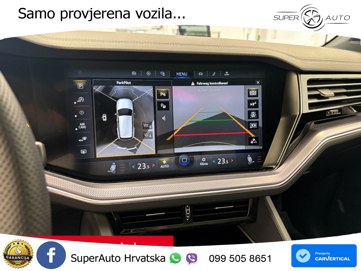 Volkswagen Touareg 3.0 V6 TDI (286 KS) 4MOTION Tiptronic R-Line ZRAČNI+ACC+GR SJED+360+PANO