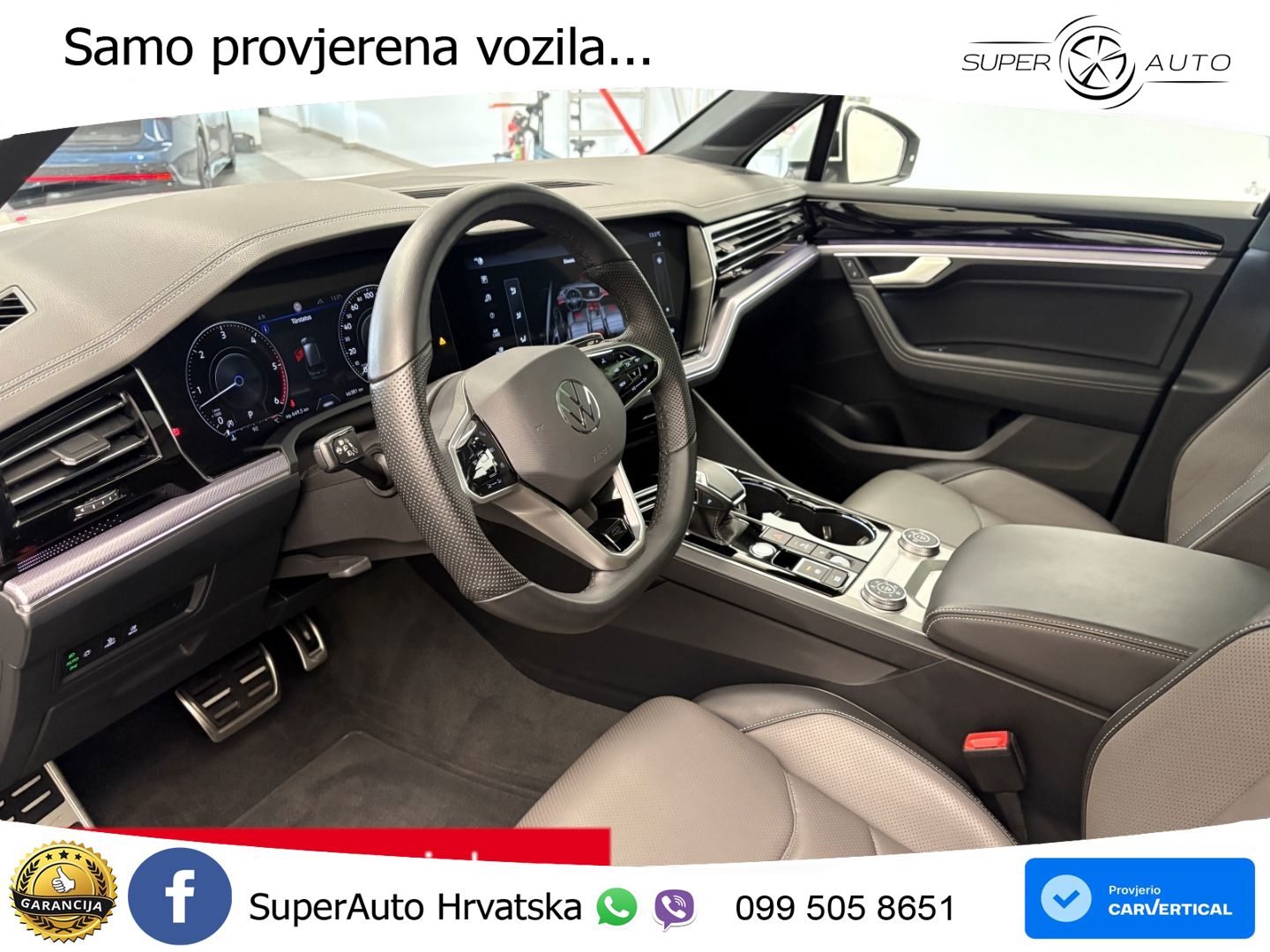 Volkswagen Touareg 3.0 V6 TDI (286 KS) 4MOTION Tiptronic R-Line ZRAČNI+ACC+GR SJED+360+PANO